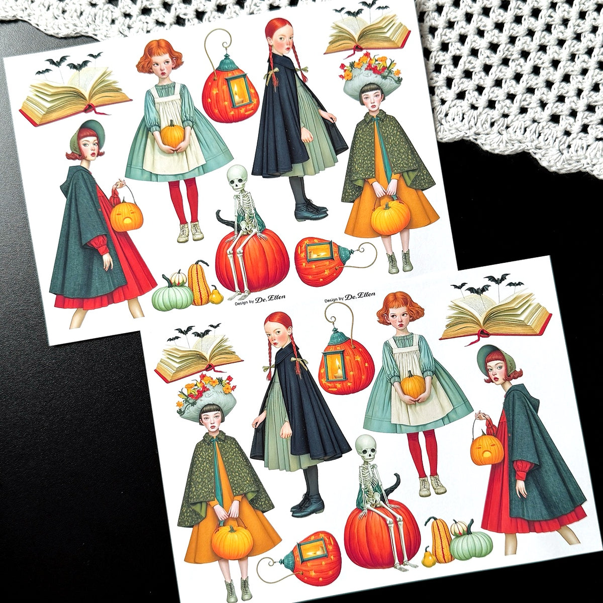 Halloween Village 2 Set pack - Paper