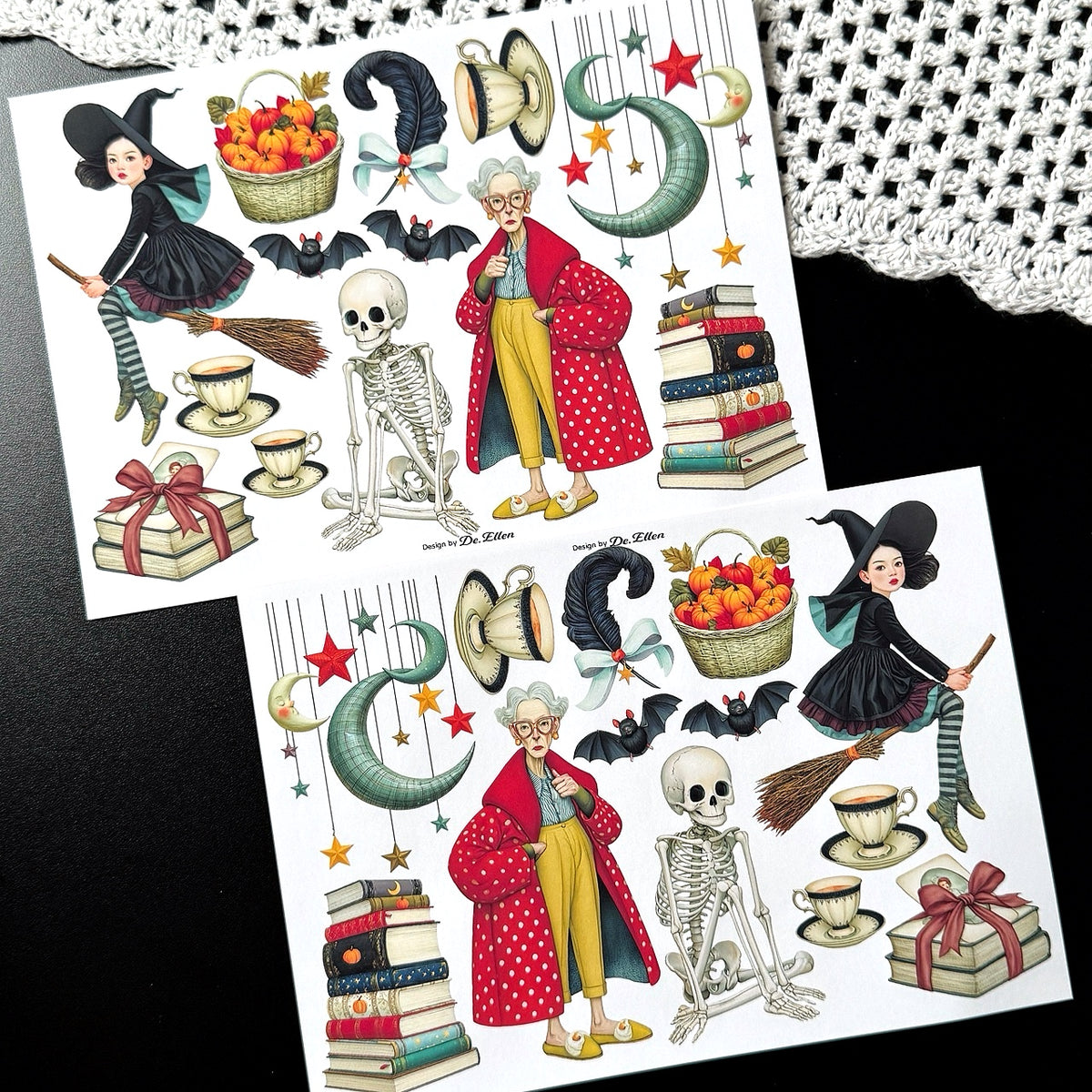 Halloween Village 2 Set pack - Paper