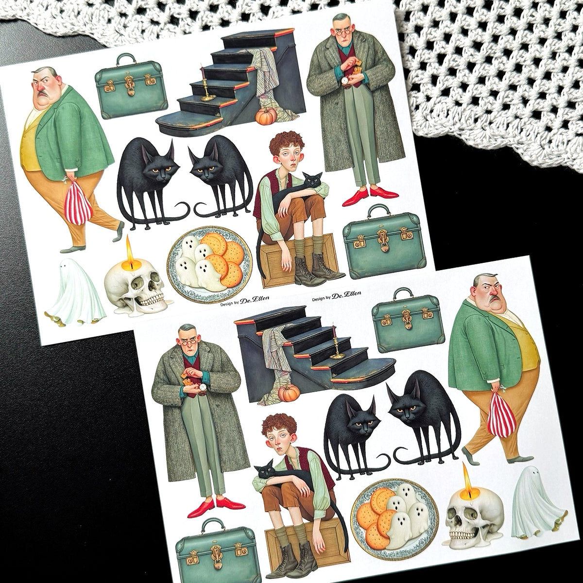 Halloween Village 2 Set pack - Paper