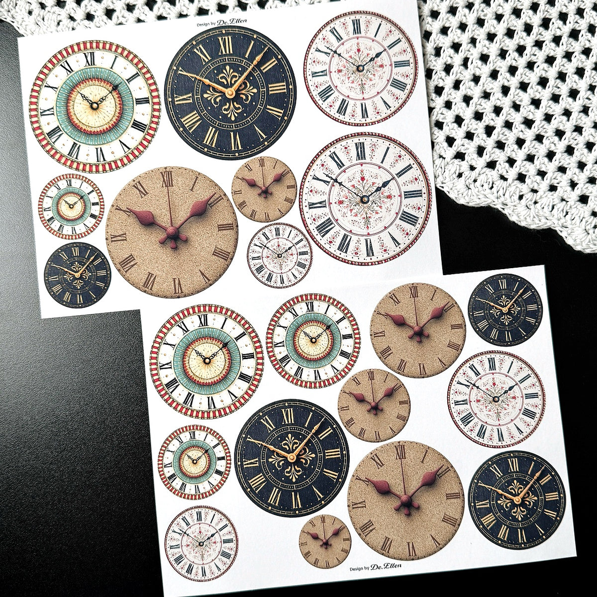 Clock V2 Set - Paper