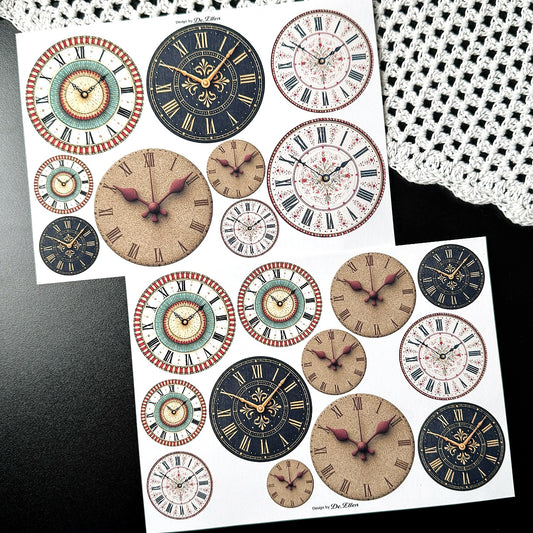 Clock V2 Set - Paper