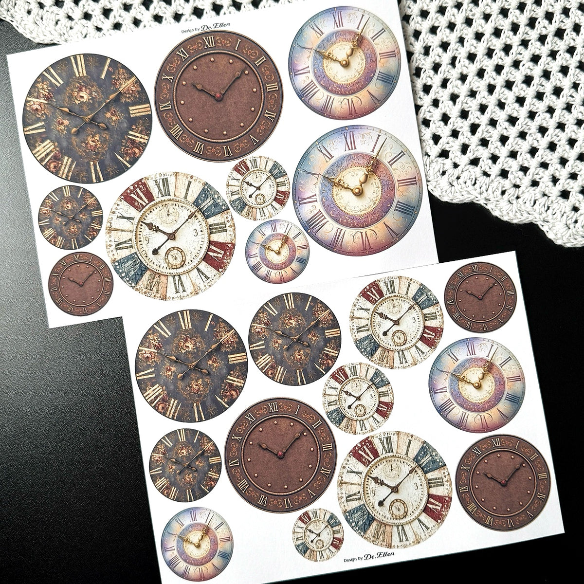 Clock V2 Set - Paper