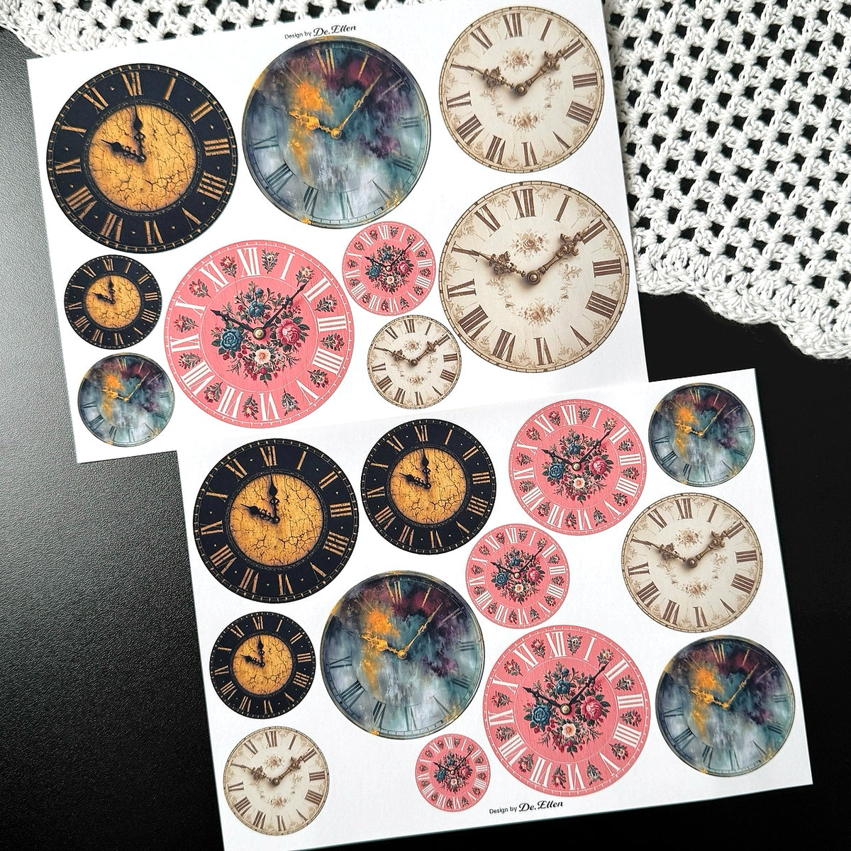 Clock V2 Set - Paper
