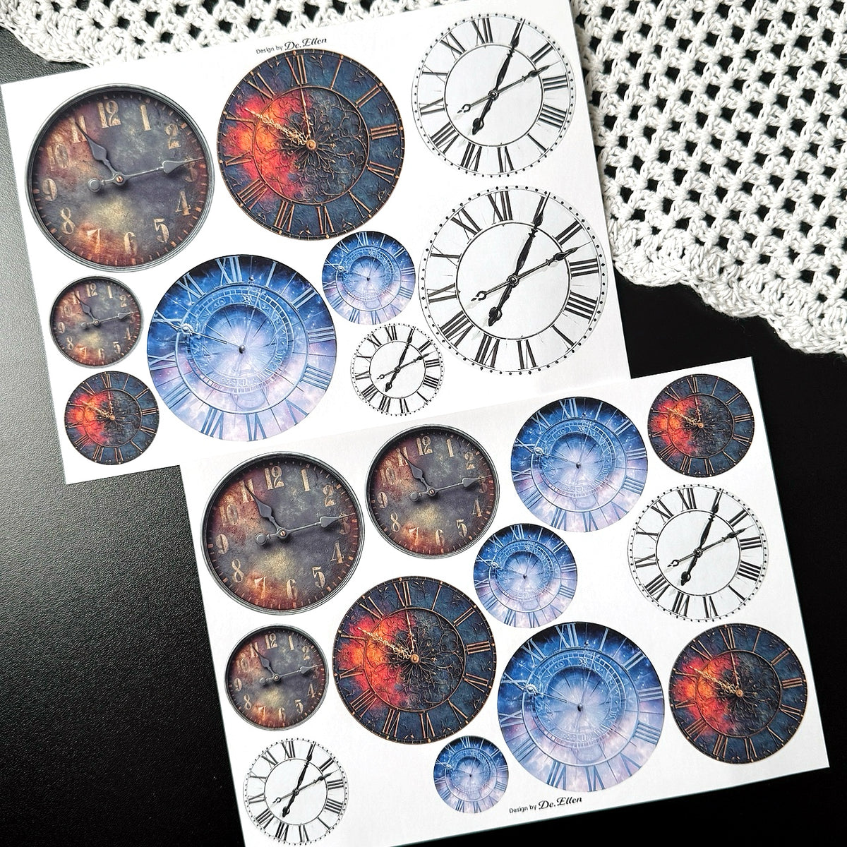 Clock V2 Set - Paper