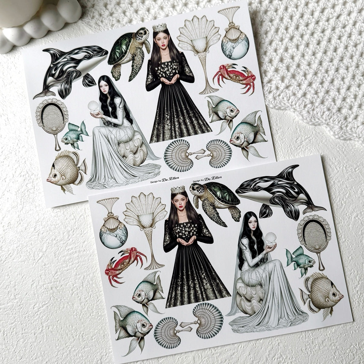 Ocean Goddess 1 Set pack - Paper