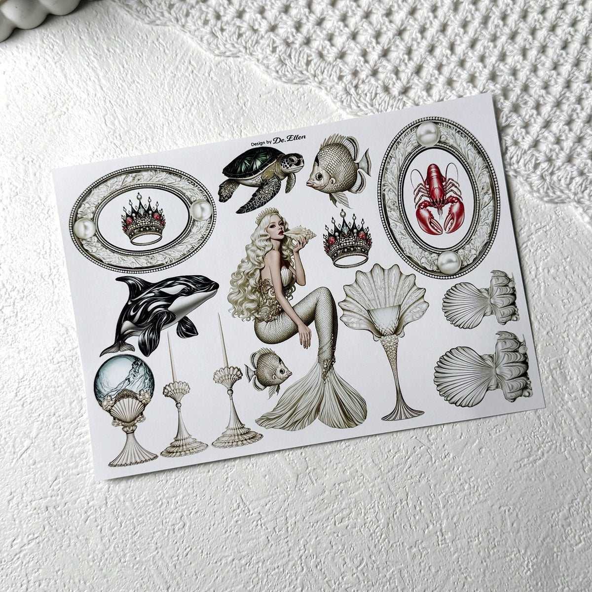 Ocean Goddess 1 Set pack - Paper