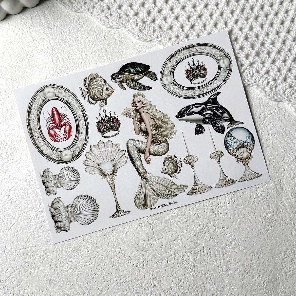 Ocean Goddess 1 Set pack - Paper