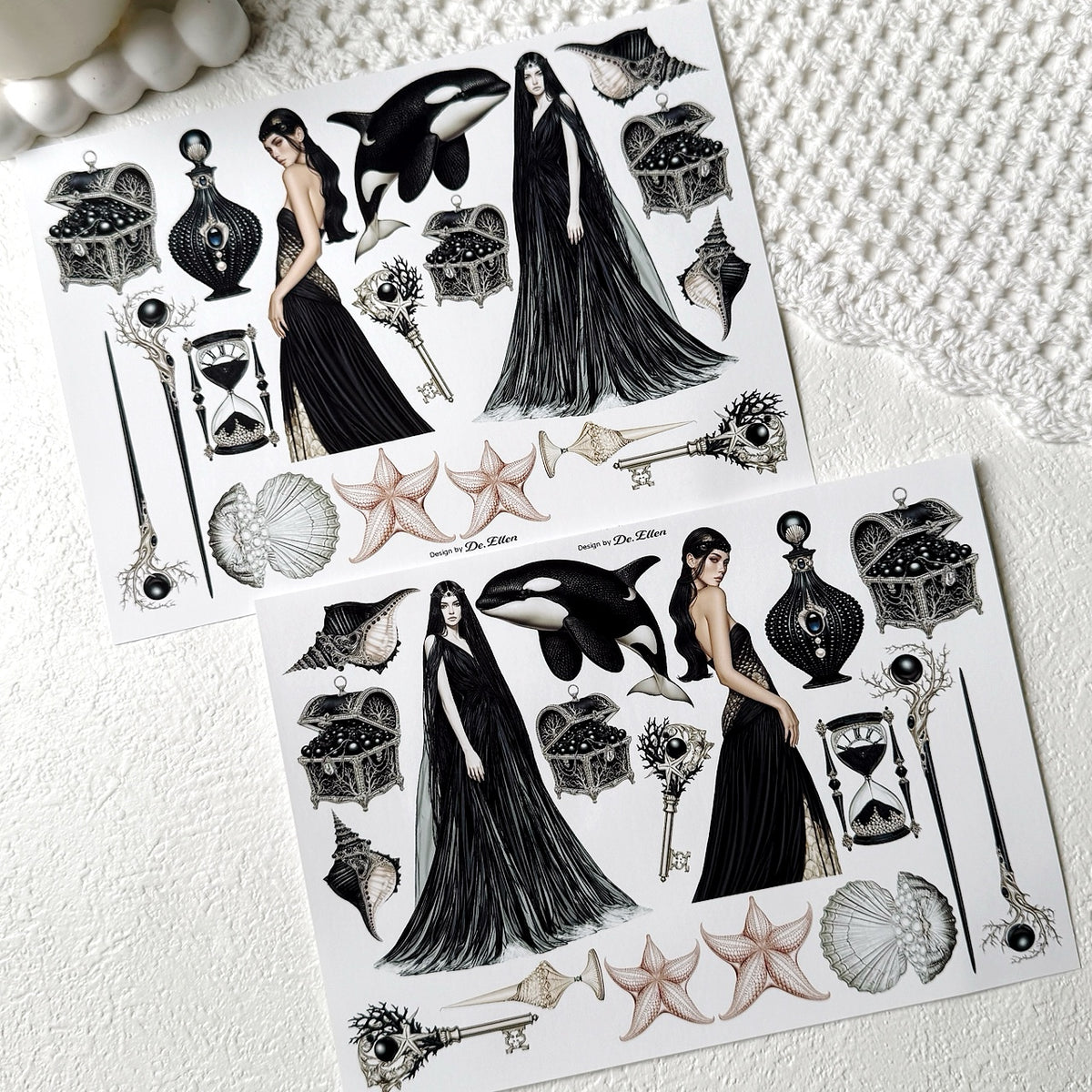 Ocean Goddess 1 Set pack - Paper