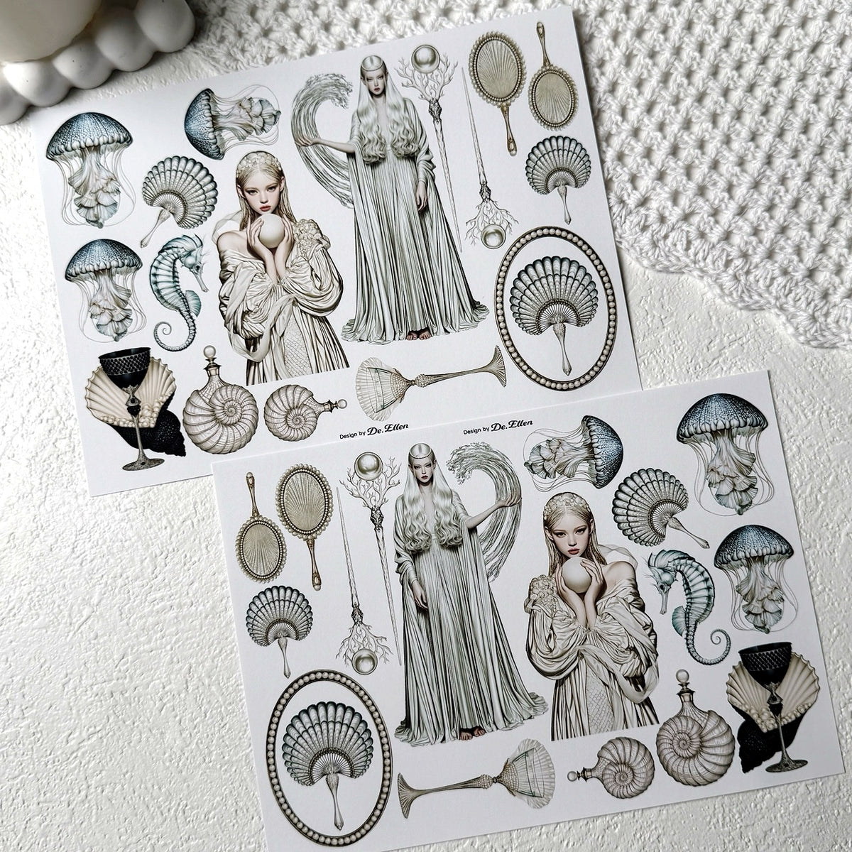 Ocean Goddess 2 Set pack - Paper