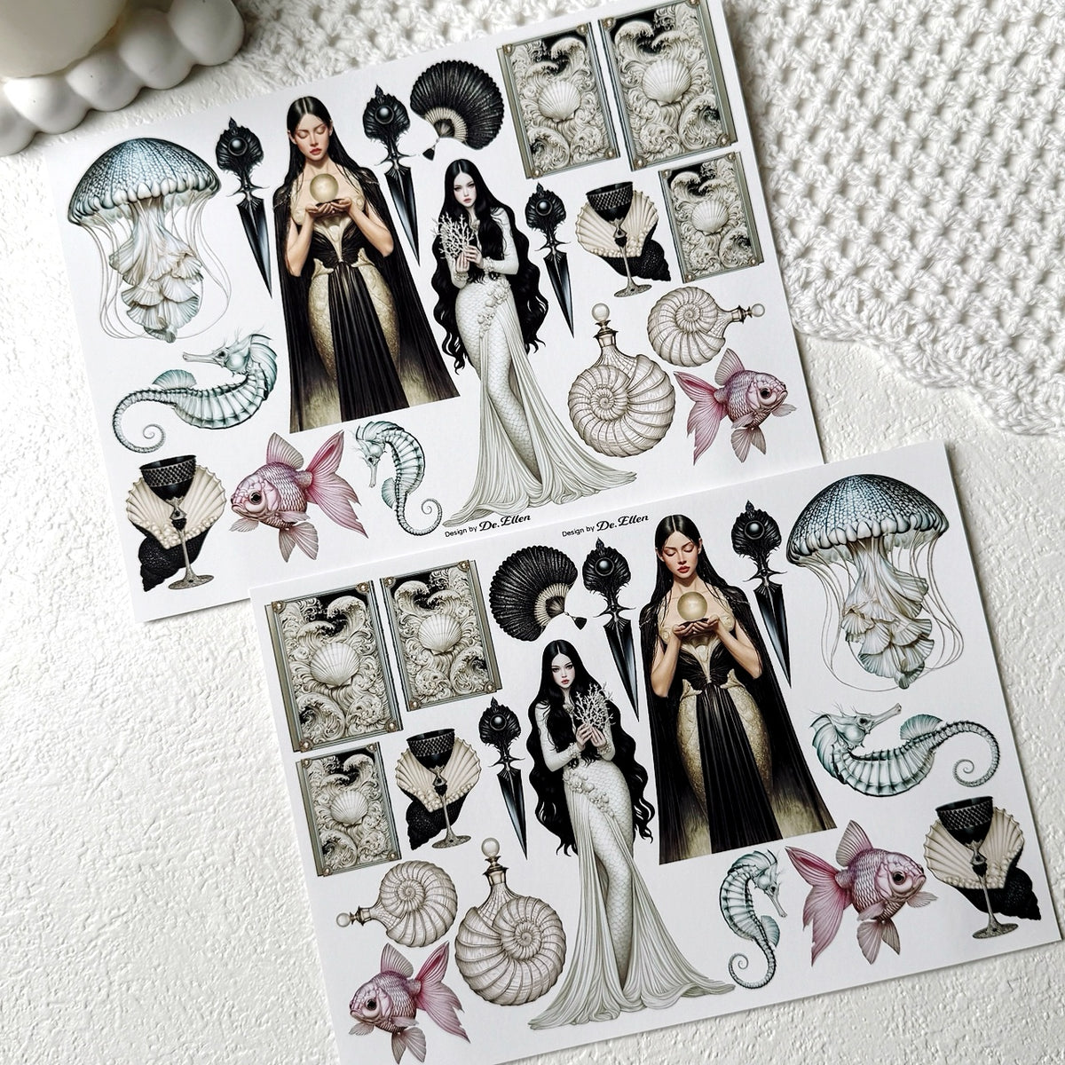 Ocean Goddess 2 Set pack - Paper