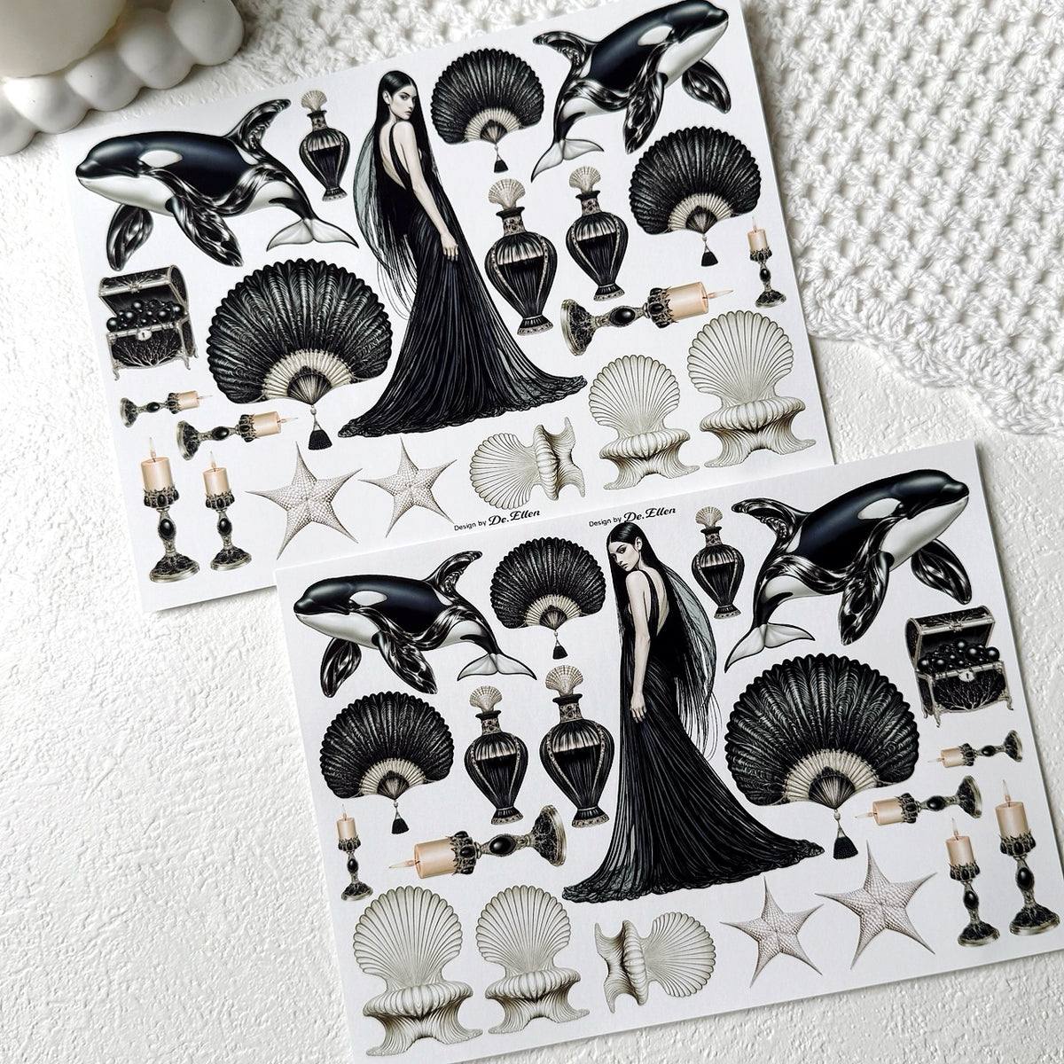 Ocean Goddess 2 Set pack - Paper