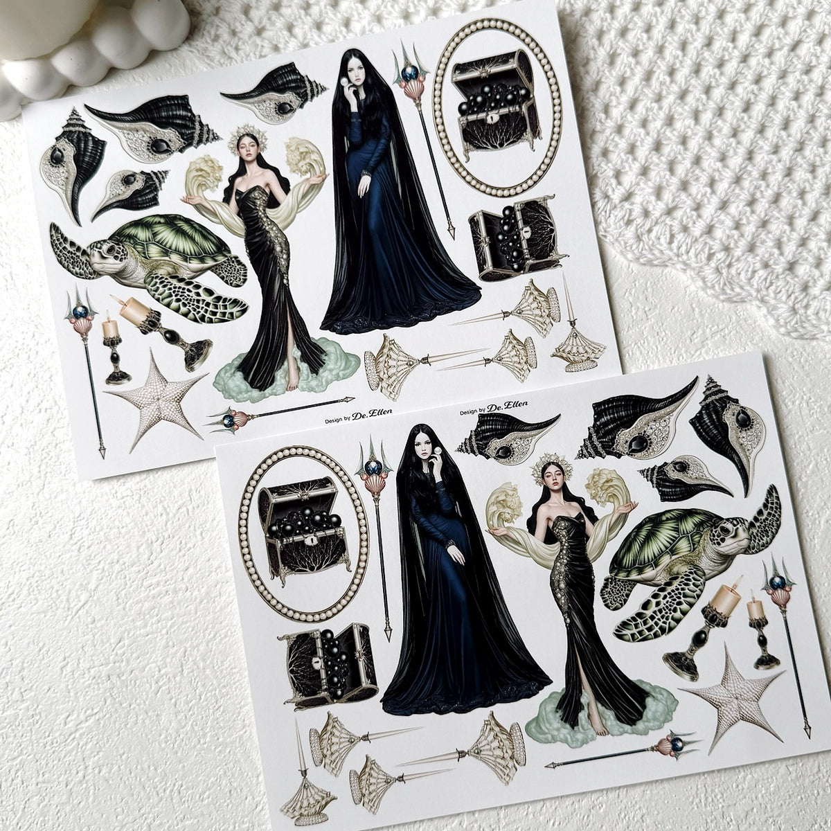 Ocean Goddess 2 Set pack - Paper