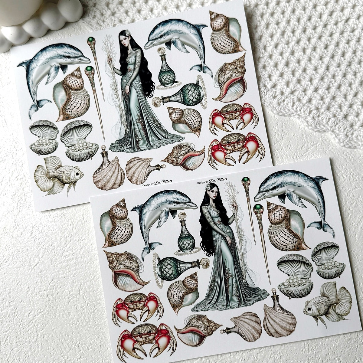 Ocean Goddess 2 Set pack - Paper