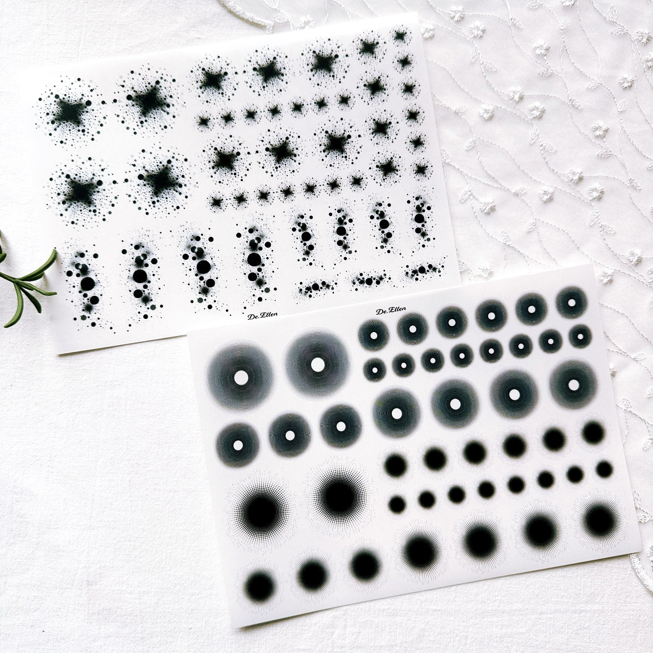 C47 Black - Translucent Sticker