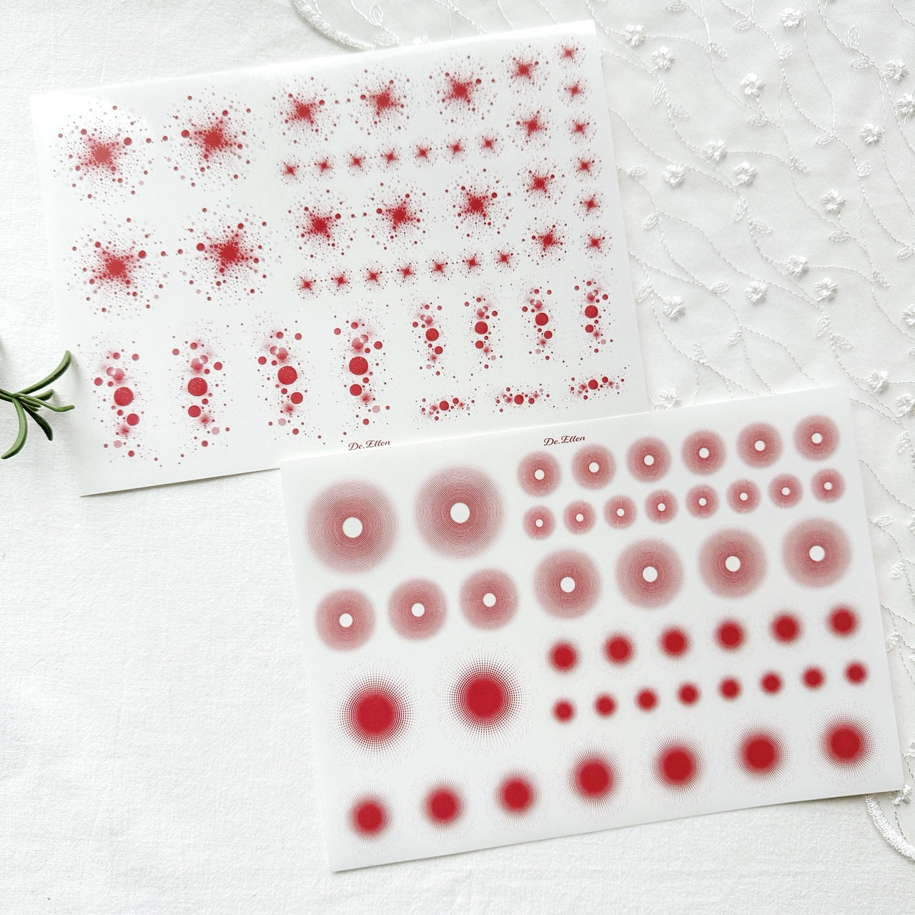 C47 Red - Translucent Sticker