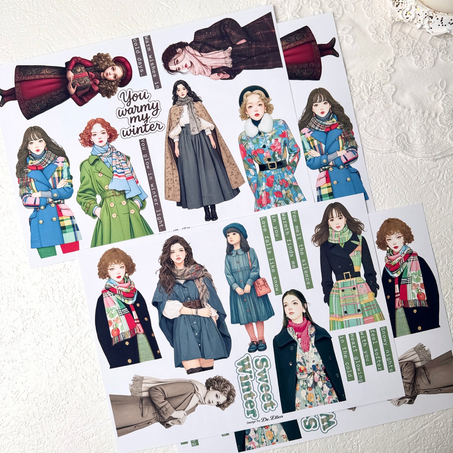 Winter Ver.2 - Character 1 (겨울 Ver.2 - 인물1) Set pack