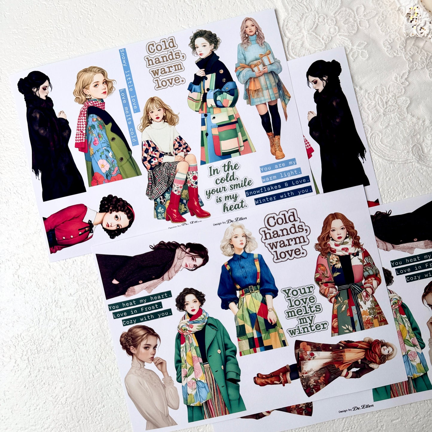 Winter Ver.2 - Character 1 (겨울 Ver.2 - 인물1) Set pack