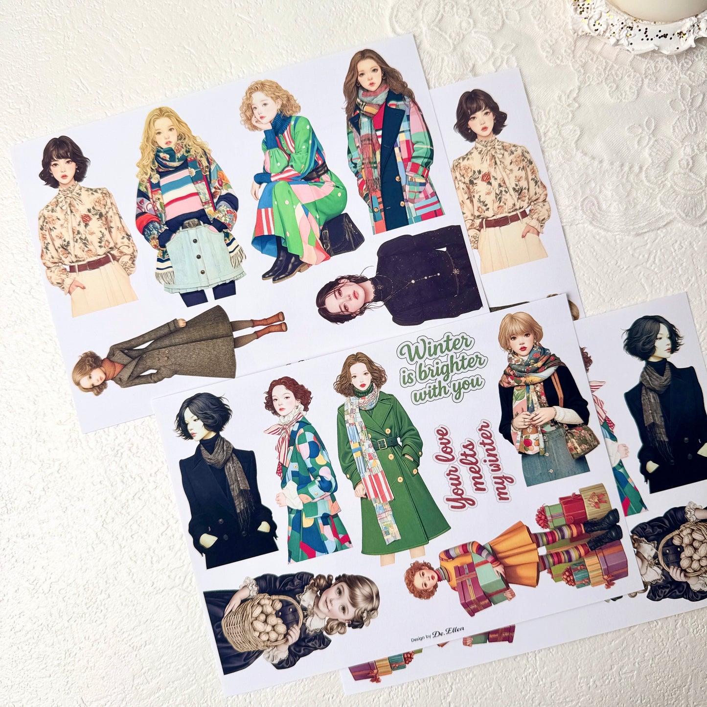 Winter Ver.2 - Character 1 (겨울 Ver.2 - 인물1) Set pack