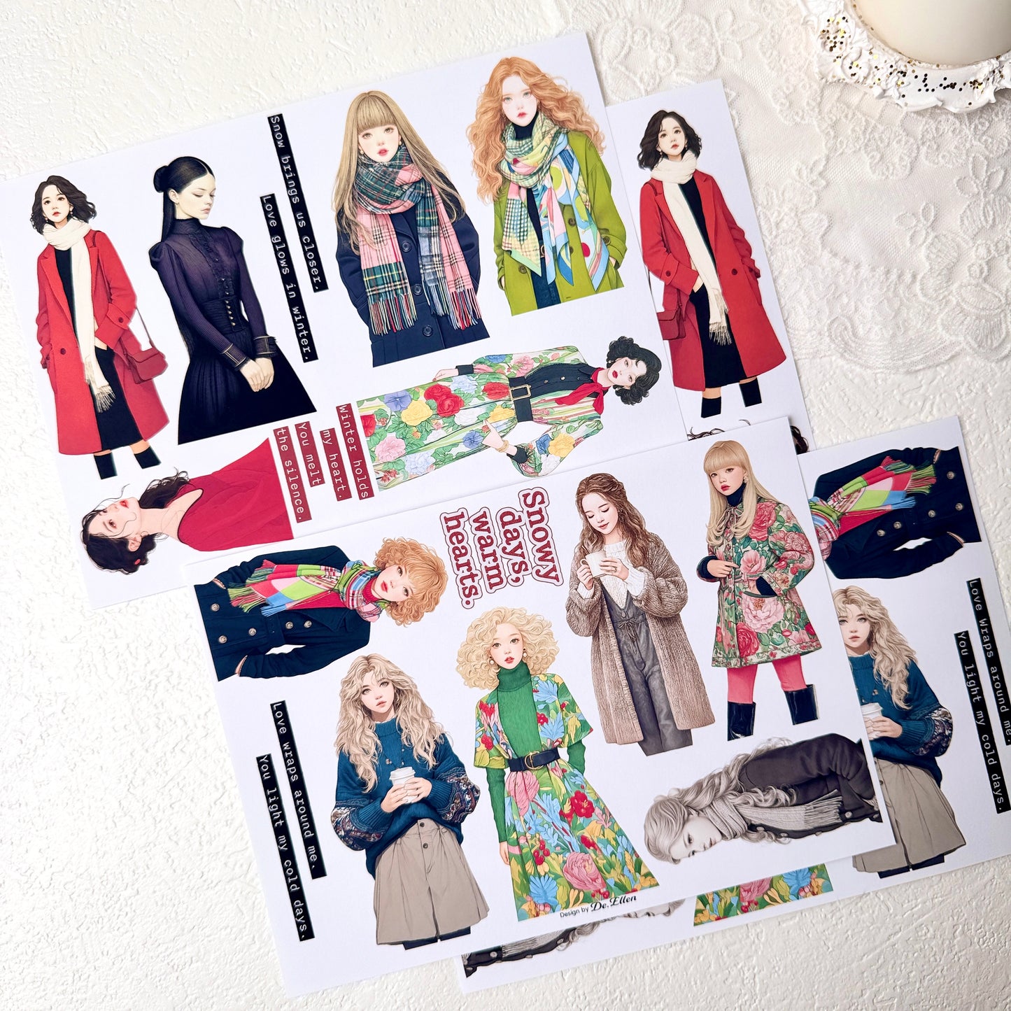 Winter Ver.2 - Character 1 (겨울 Ver.2 - 인물1) Set pack