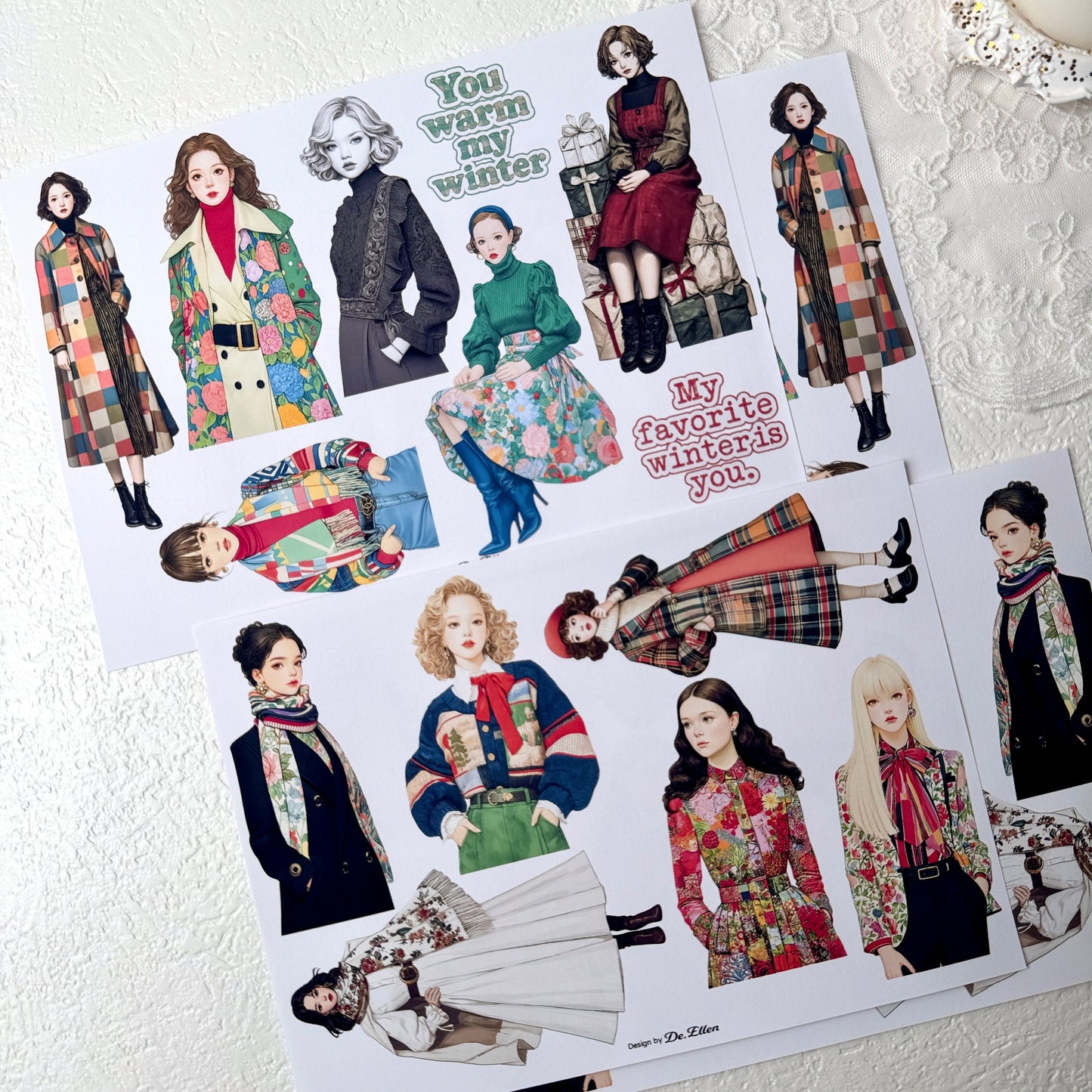 Winter Ver.2 - Character 1 (겨울 Ver.2 - 인물1) Set pack