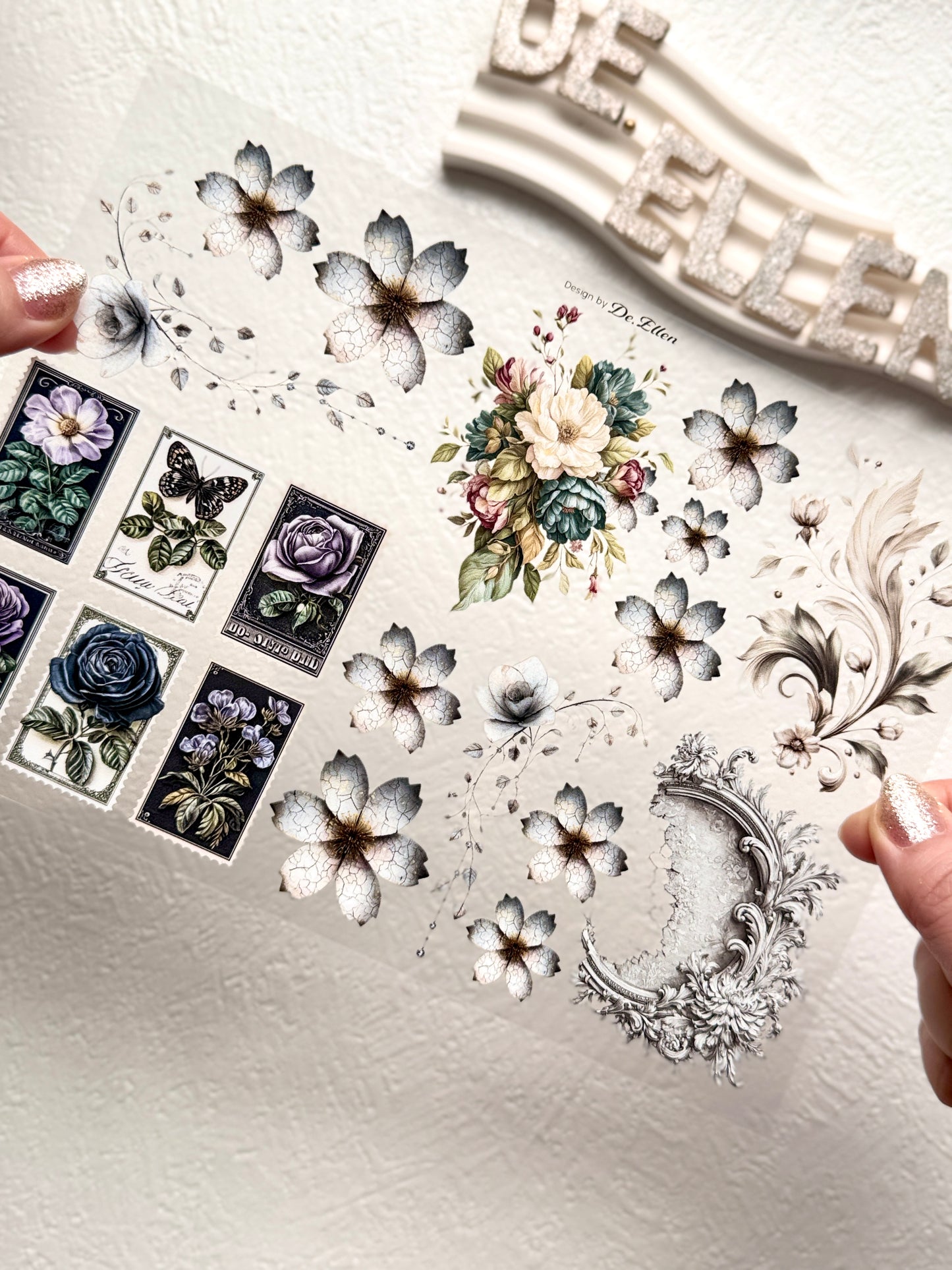 [Glossy PET] Flower Set No.3