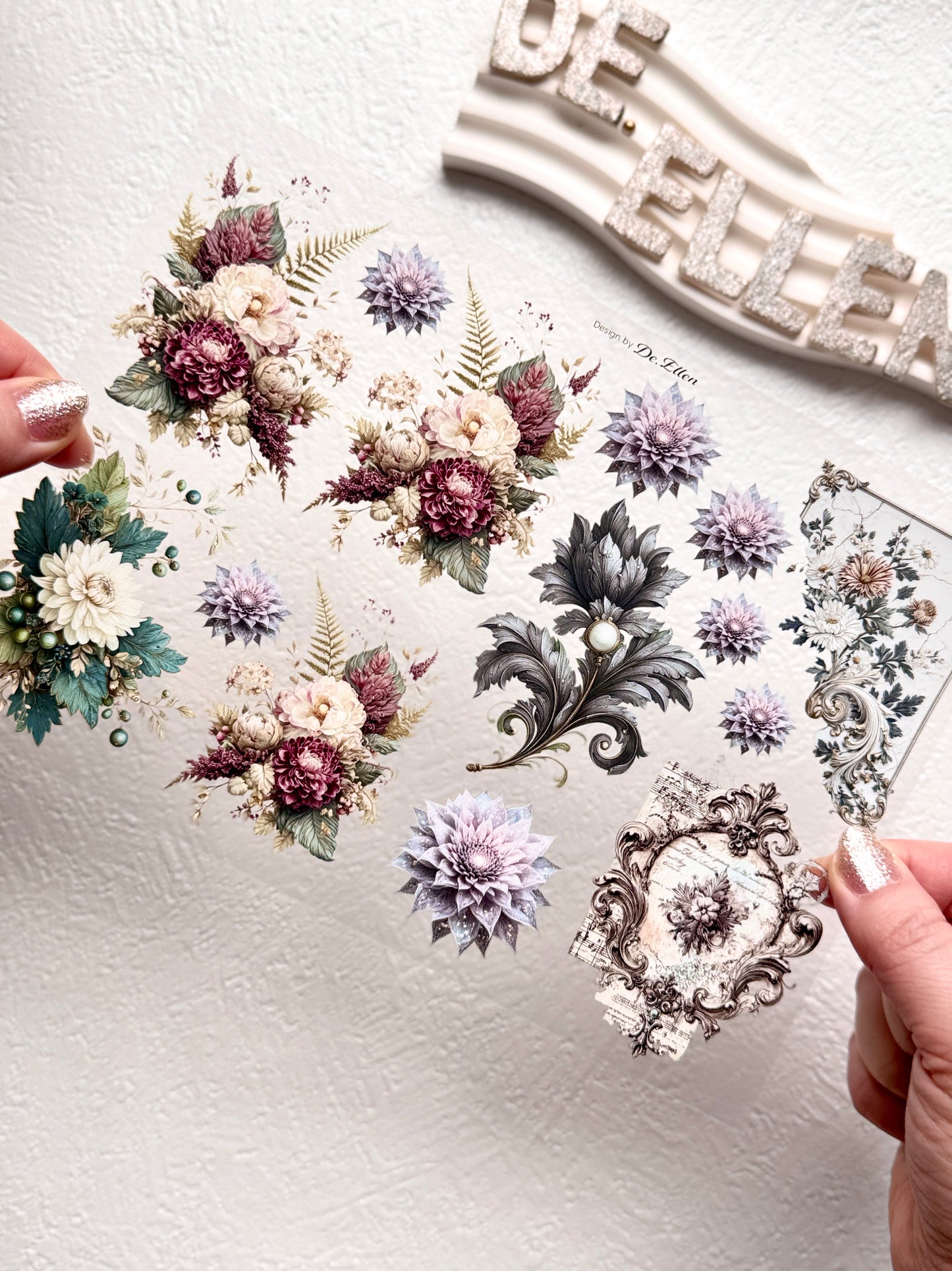 [Glossy PET] Flower Set No.3
