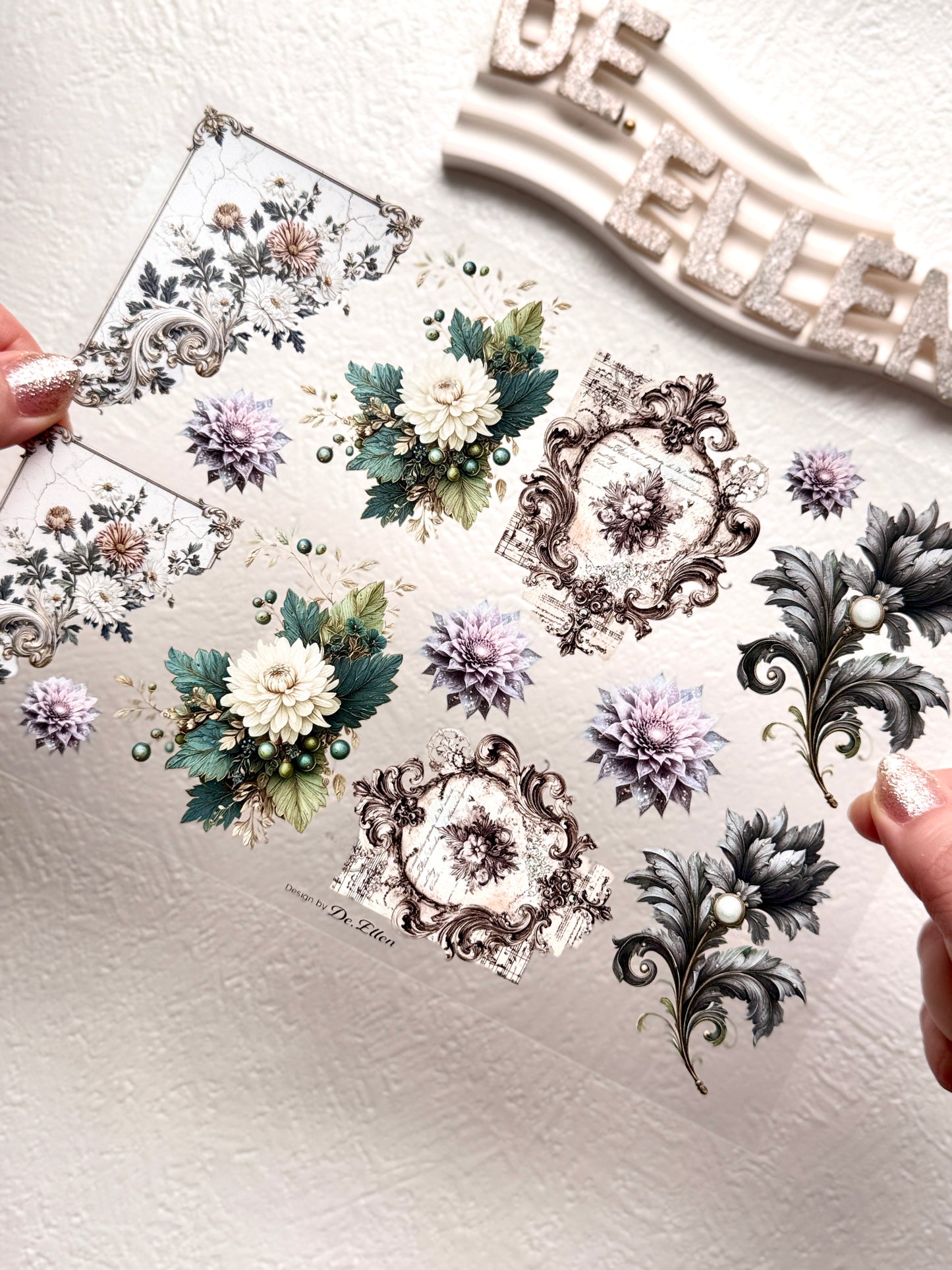 [Glossy PET] Flower Set No.3
