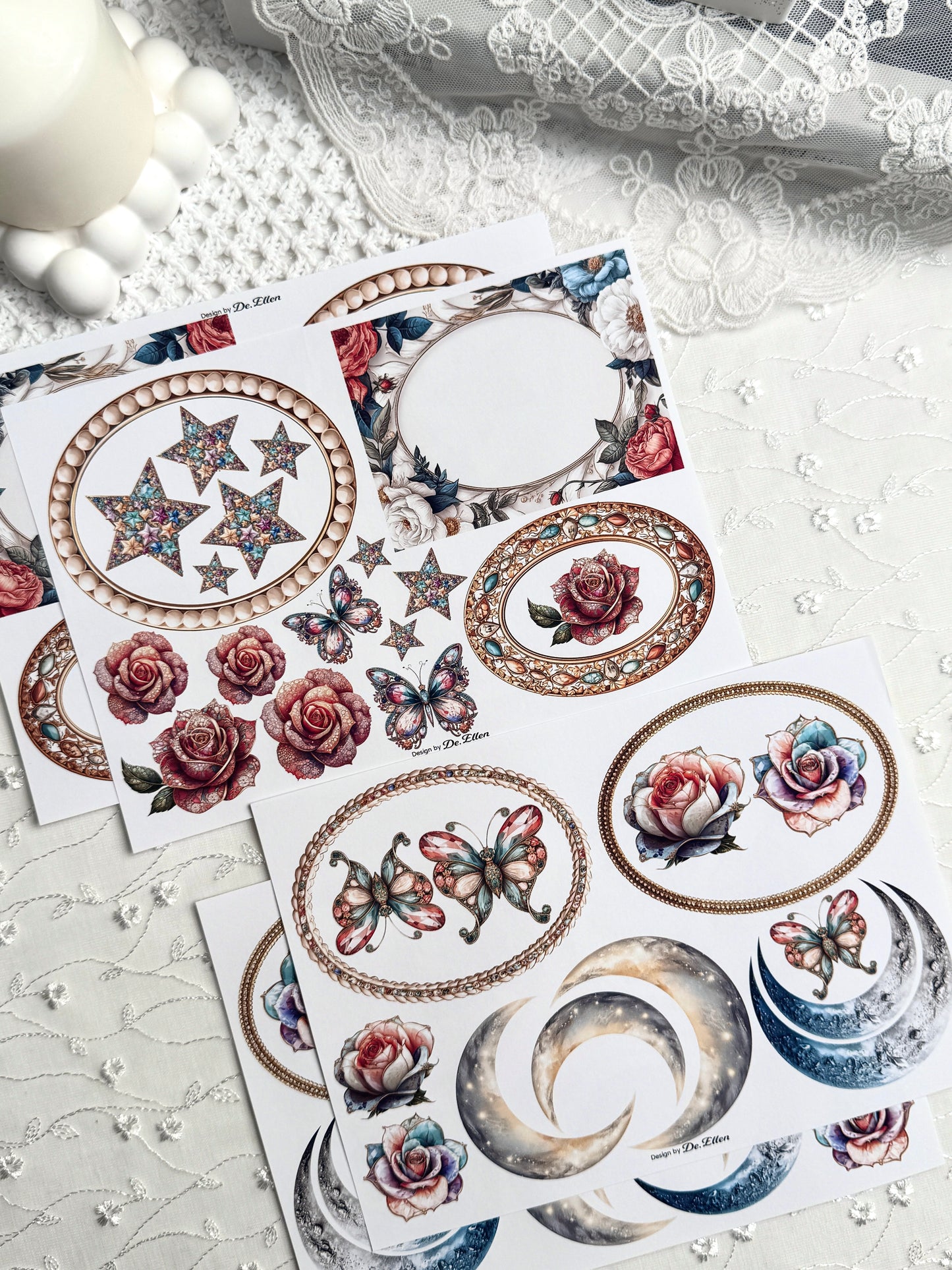 Moonlit Rose - Character&Props Set Pack (A765 ~ A776)
