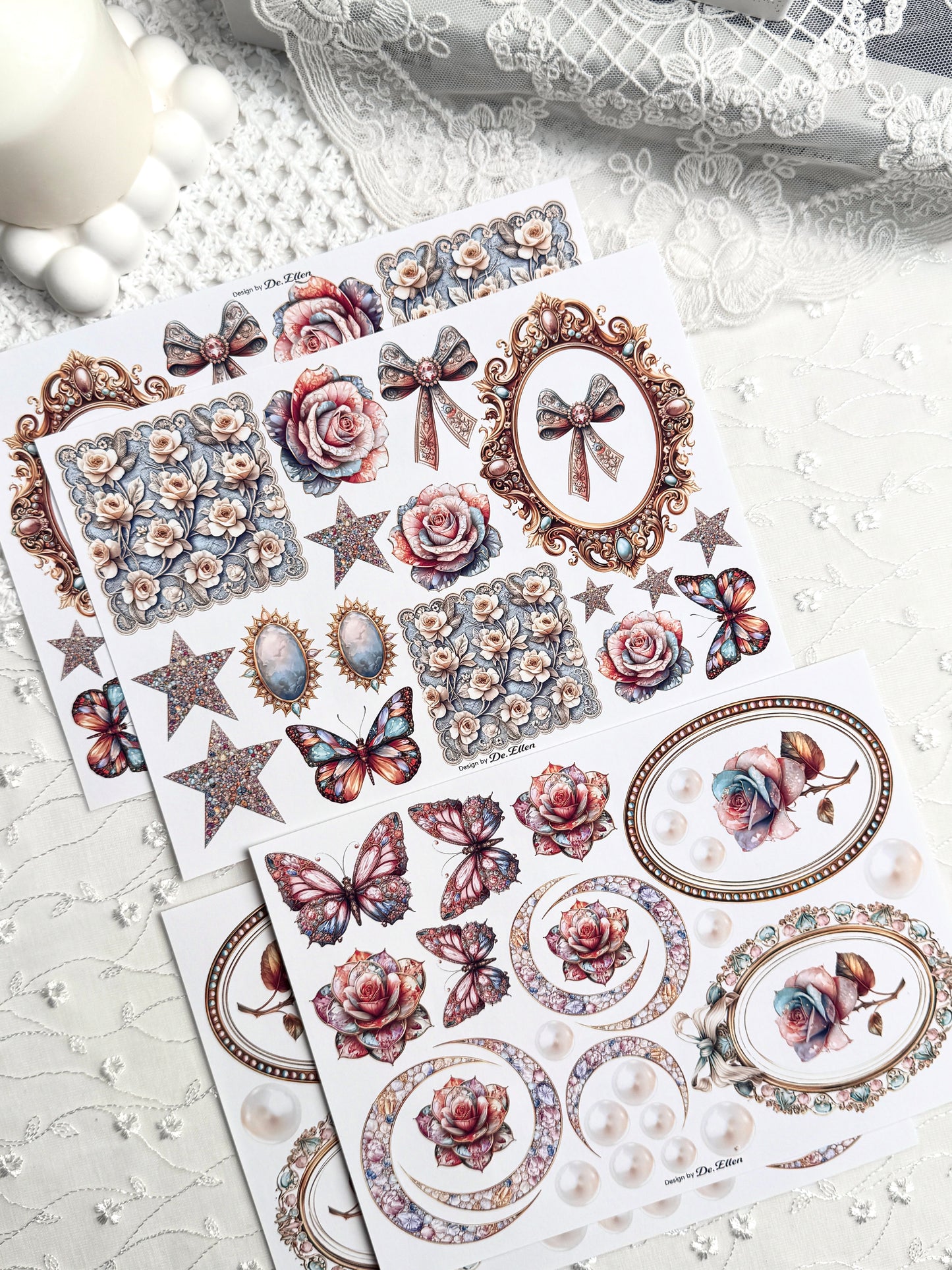 Moonlit Rose - Character&Props Set Pack (A765 ~ A776)
