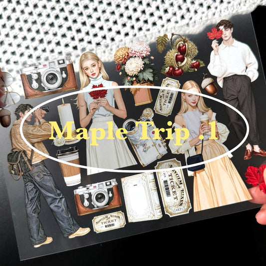 [Glossy PET] Maple Trip 1 Set pack
