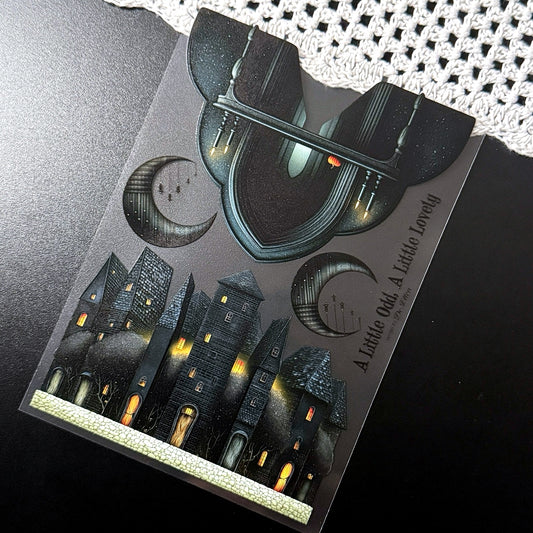 [Glossy PET] Halloween Village Deco