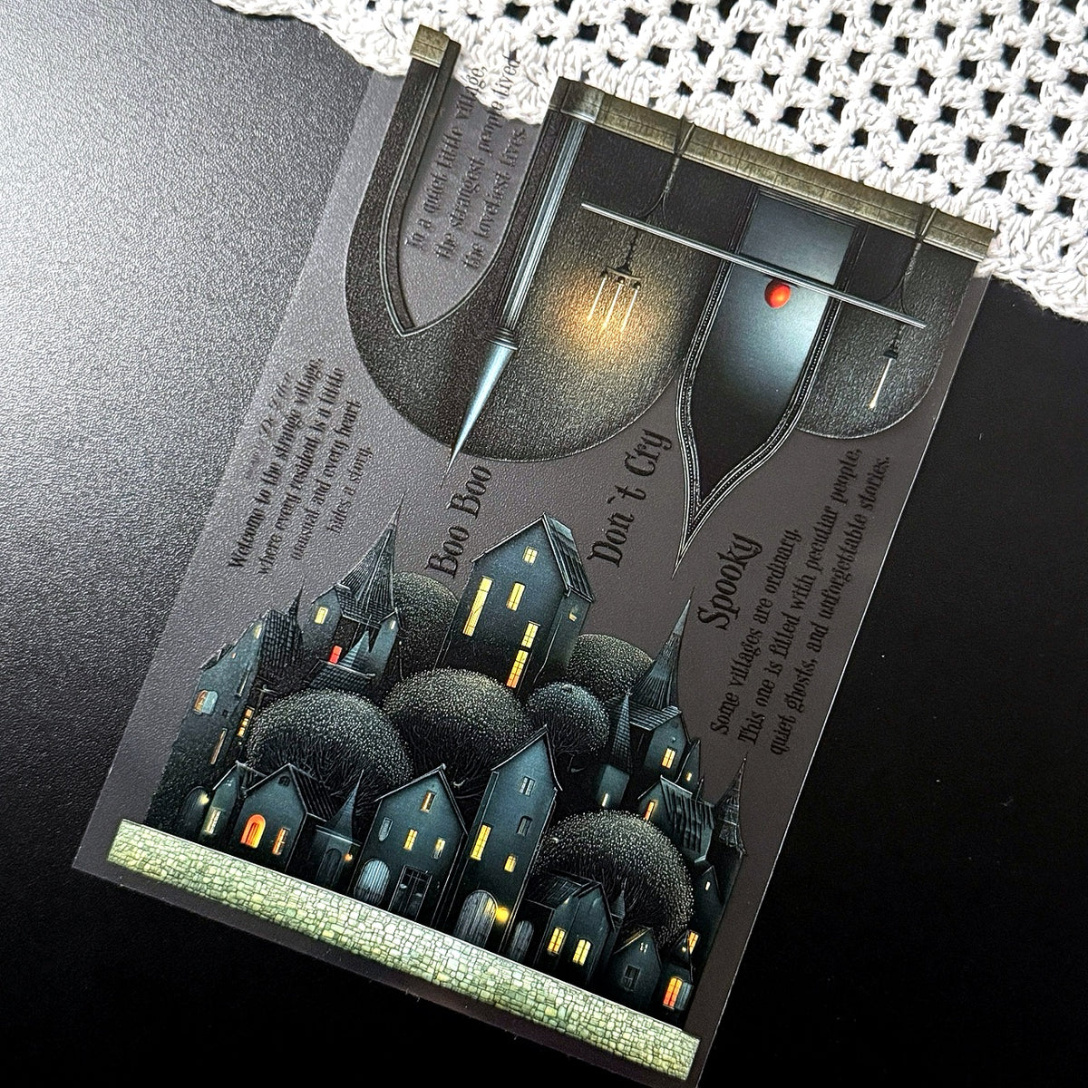 [Glossy PET] Halloween Village Deco
