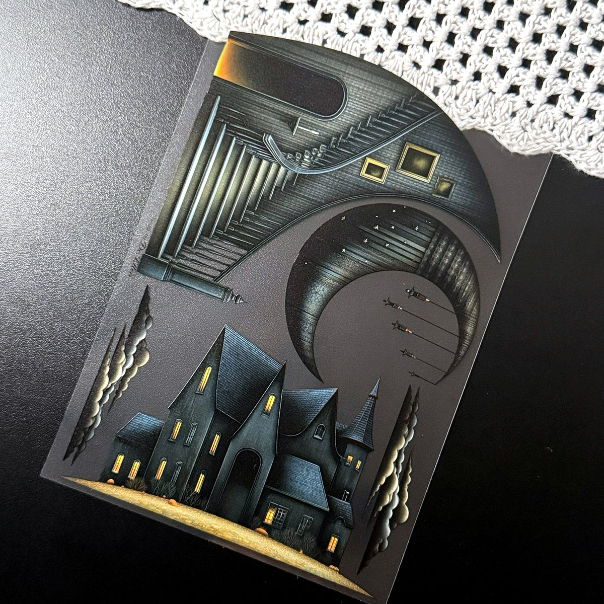 [Glossy PET] Halloween Village Deco