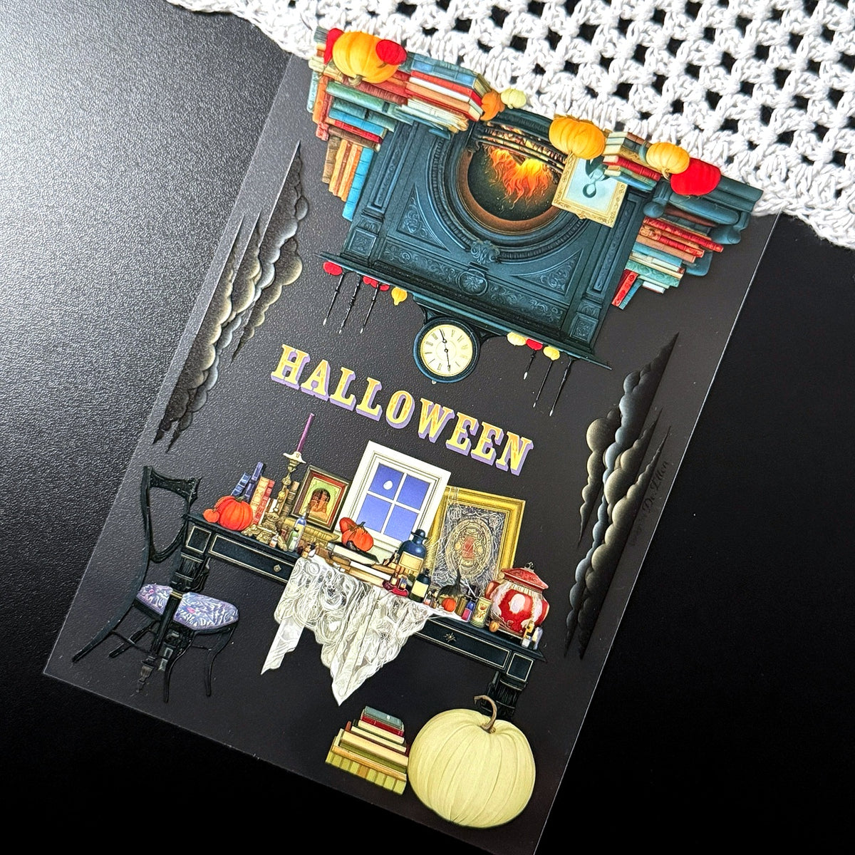 [Glossy PET] Halloween Village Deco