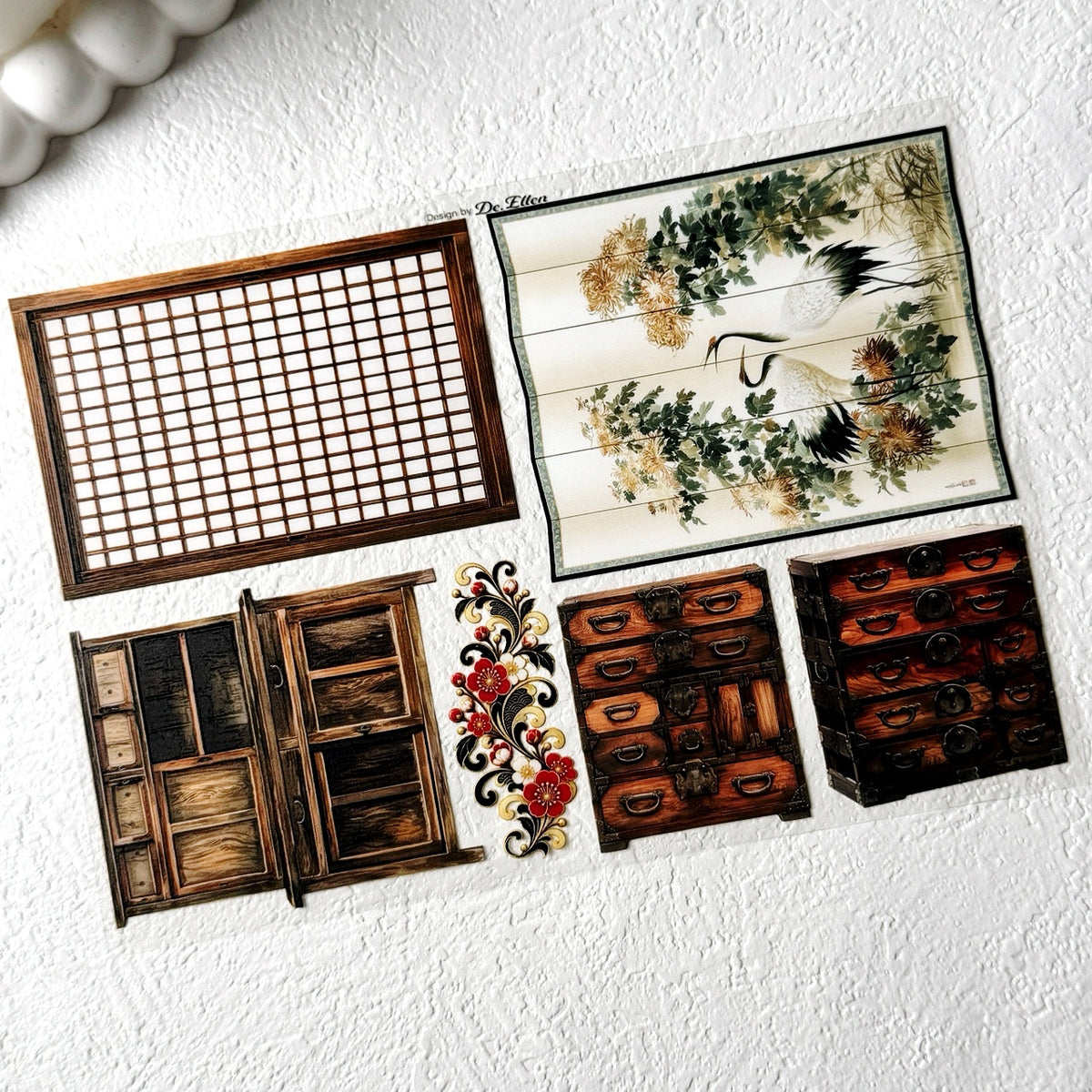[Glossy PET] Oriental Japan Deco 3 Set pack
