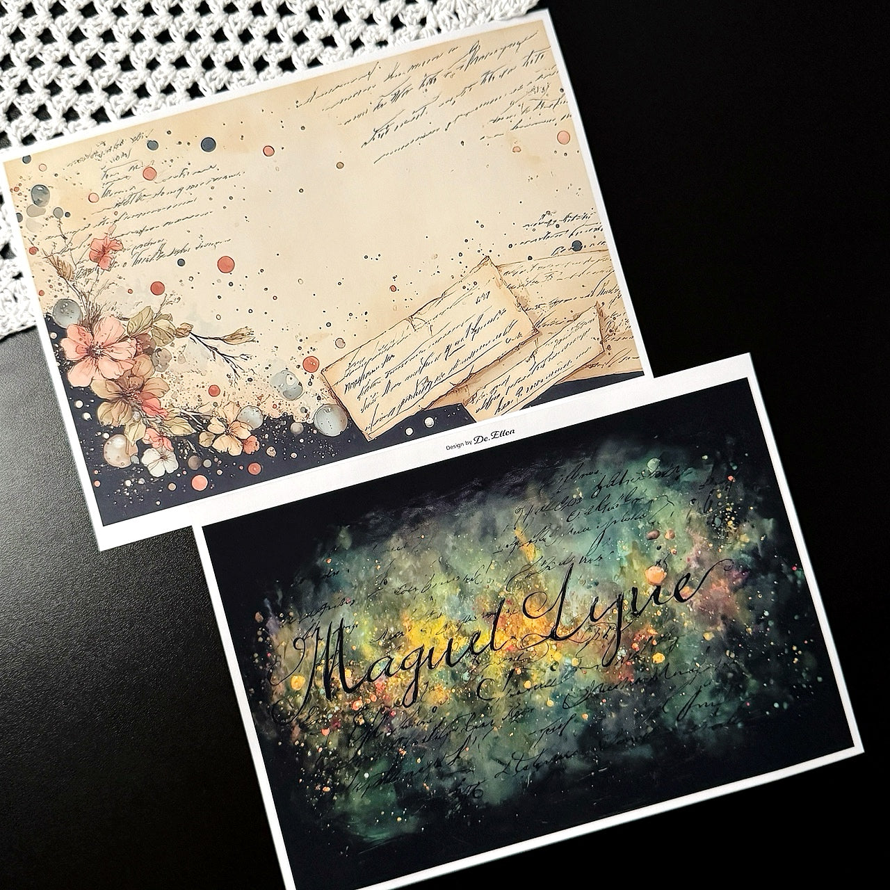 Set of Background Paper Sticker no.36 - ( Z1016 ~ Z1021 ) 각 1매