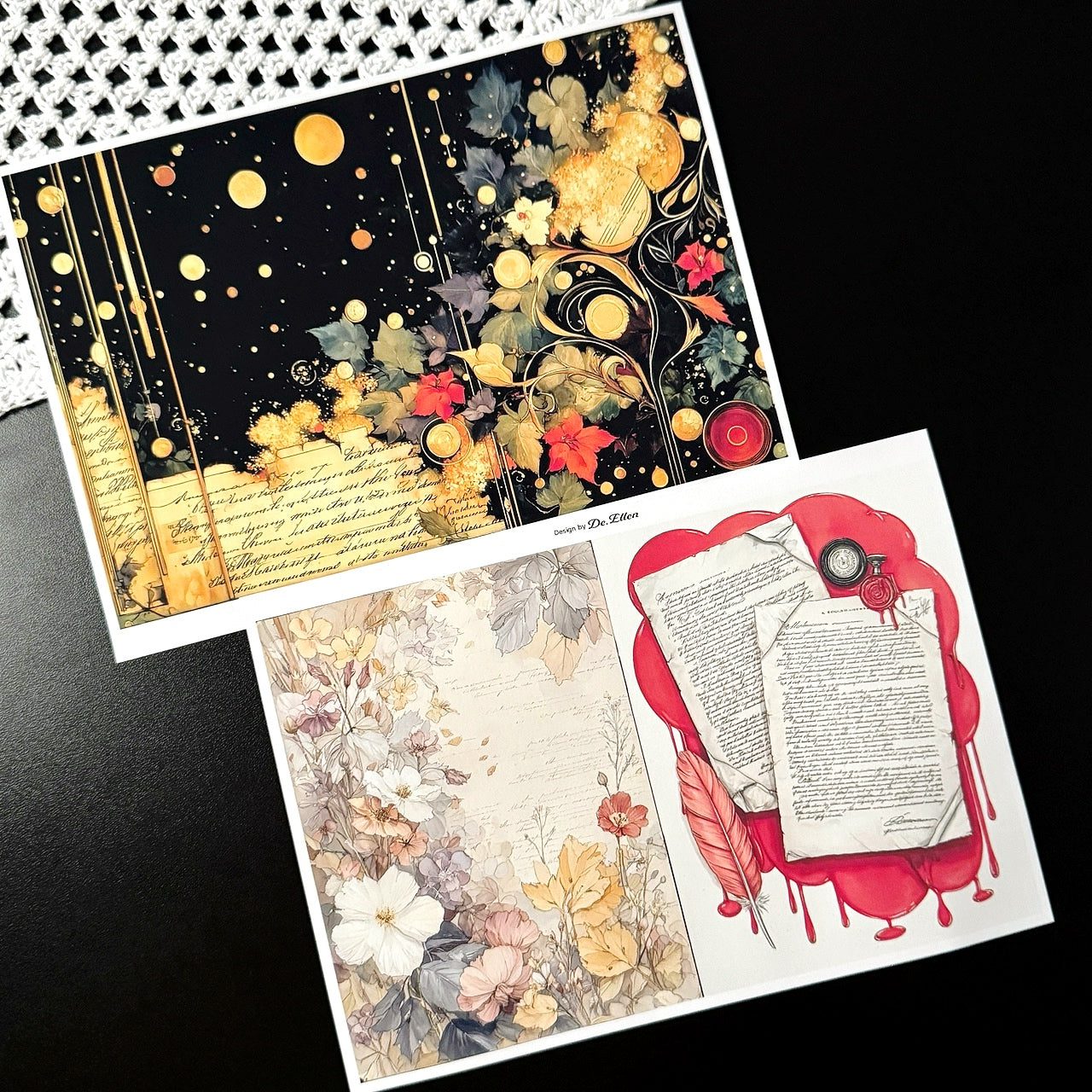 Set of Background Paper Sticker no.36 - ( Z1016 ~ Z1021 ) 각 1매