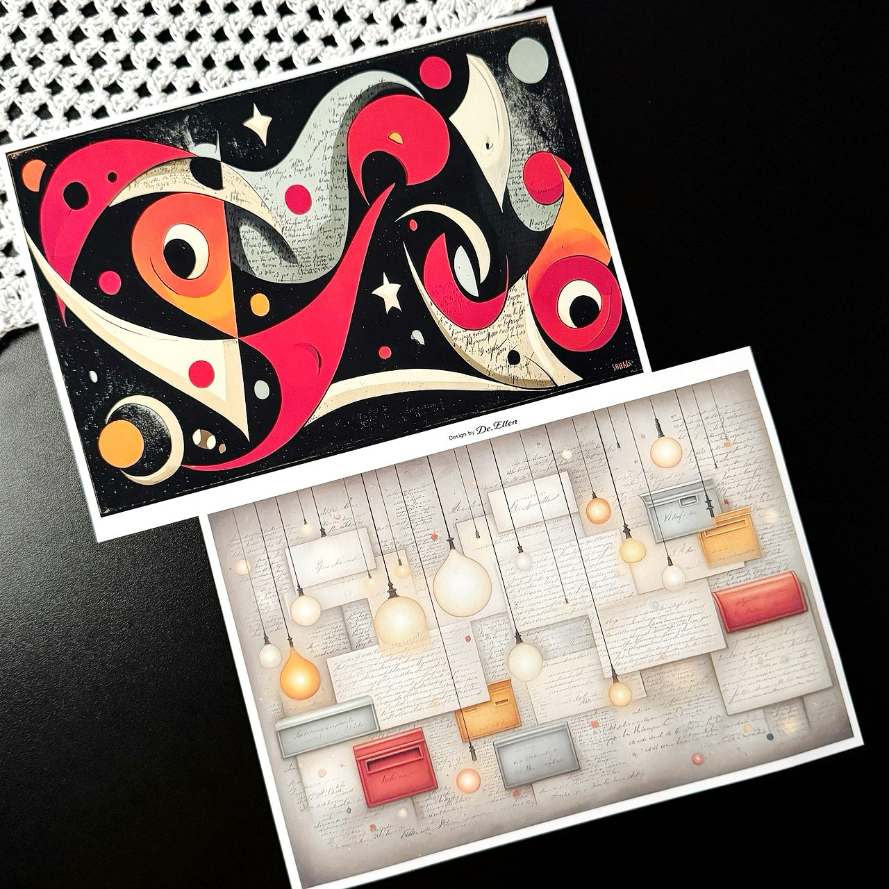 Set of Background Paper Sticker no.36 - ( Z1016 ~ Z1021 ) 각 1매