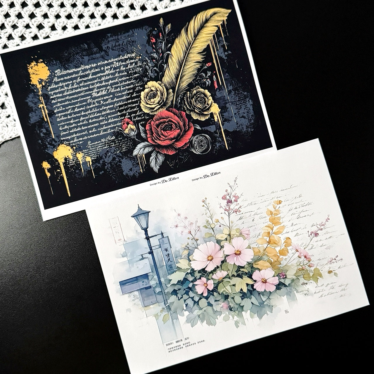 Set of Background Paper Sticker no.37 - ( Z1022 ~ Z1027 ) 각 1매