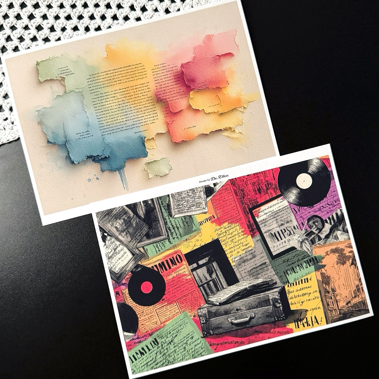 Set of Background Paper Sticker no.37 - ( Z1022 ~ Z1027 ) 각 1매