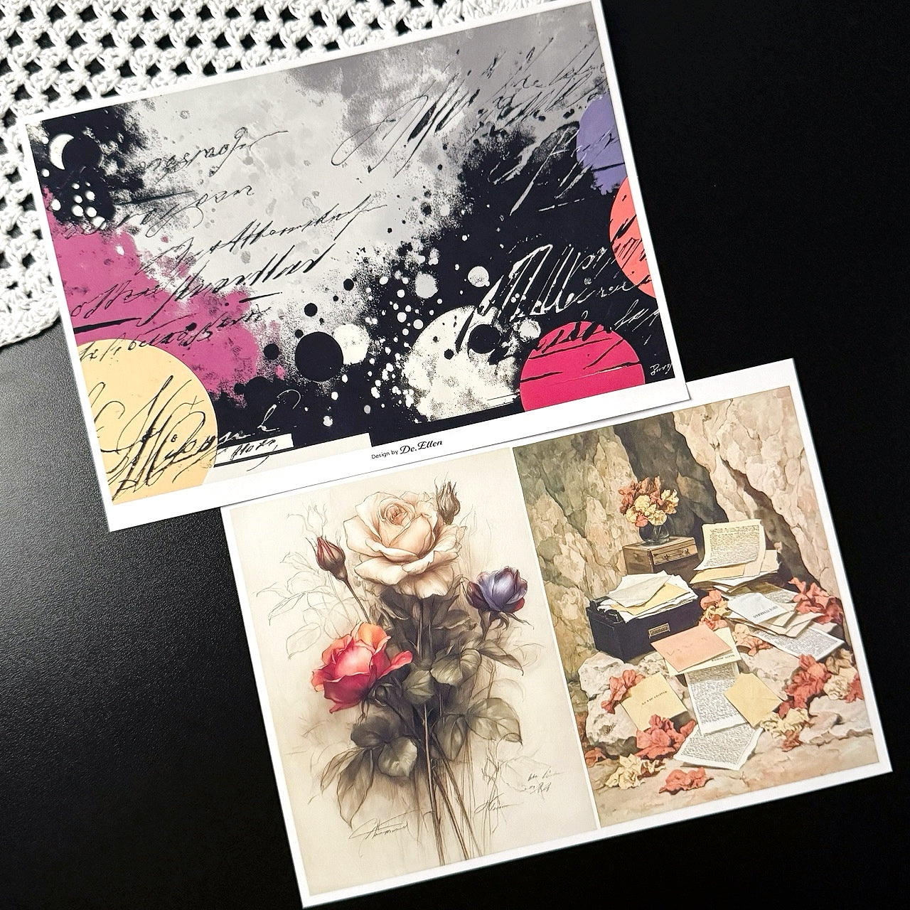 Set of Background Paper Sticker no.38 - ( Z1028 ~ Z1033 ) 각 1매