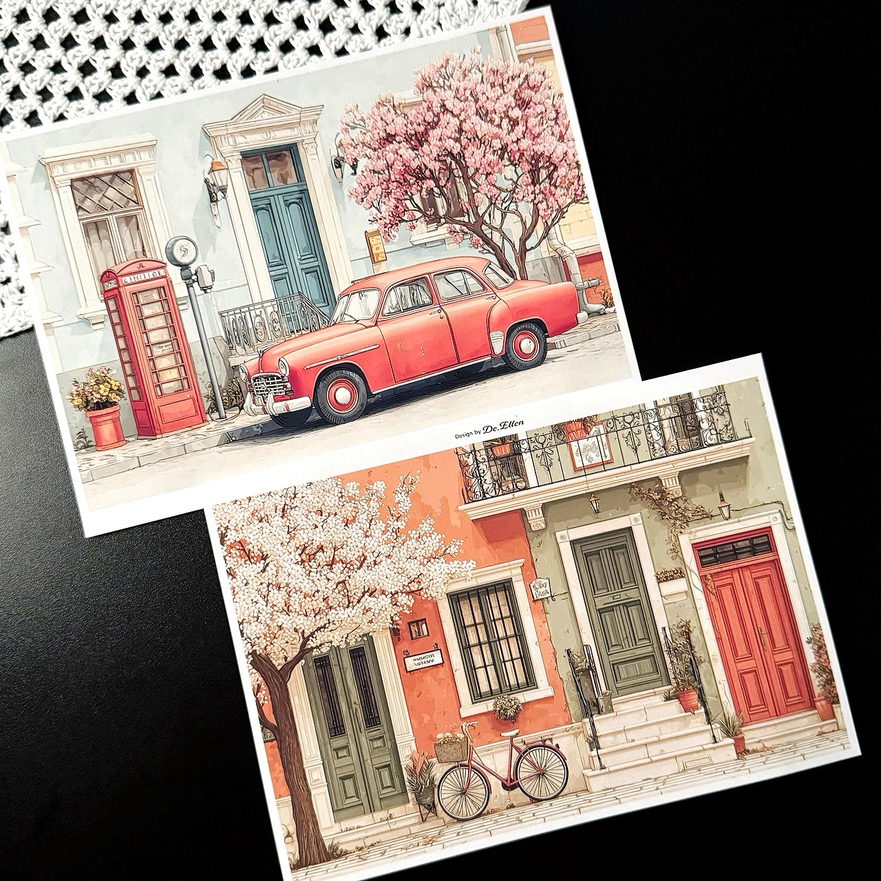 Set of Background Paper Sticker no.43 - ( Z1058 ~ Z1063 ) 각 1매
