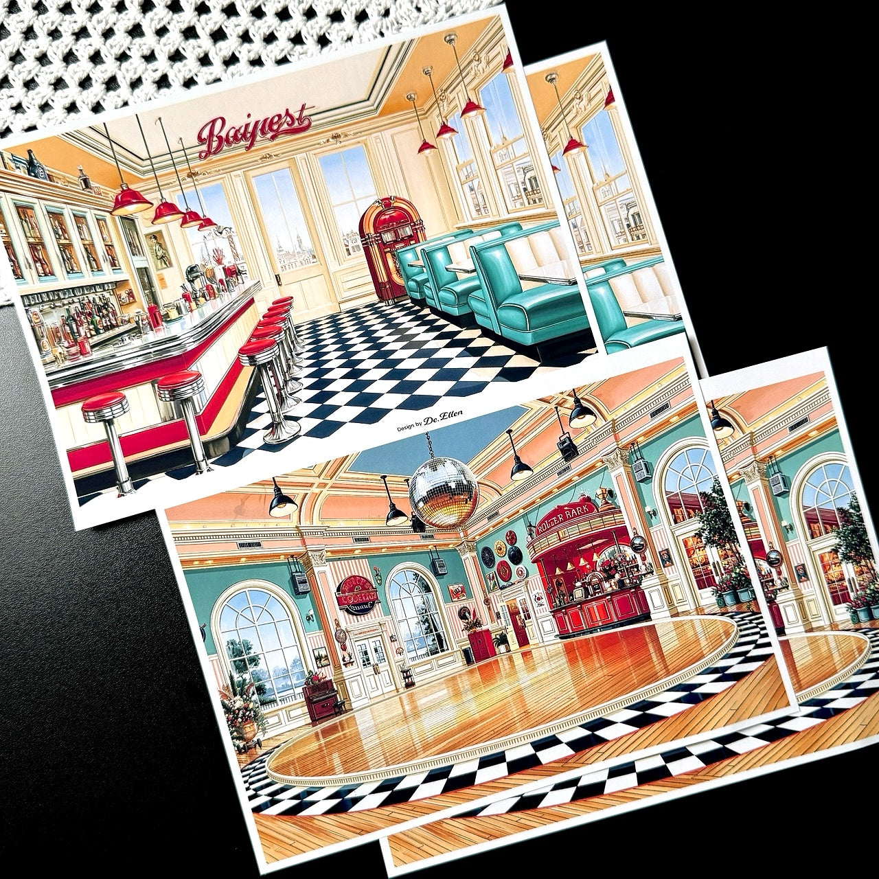 Z1081 - Rink1979, Maple Trip Background Paper Sticker