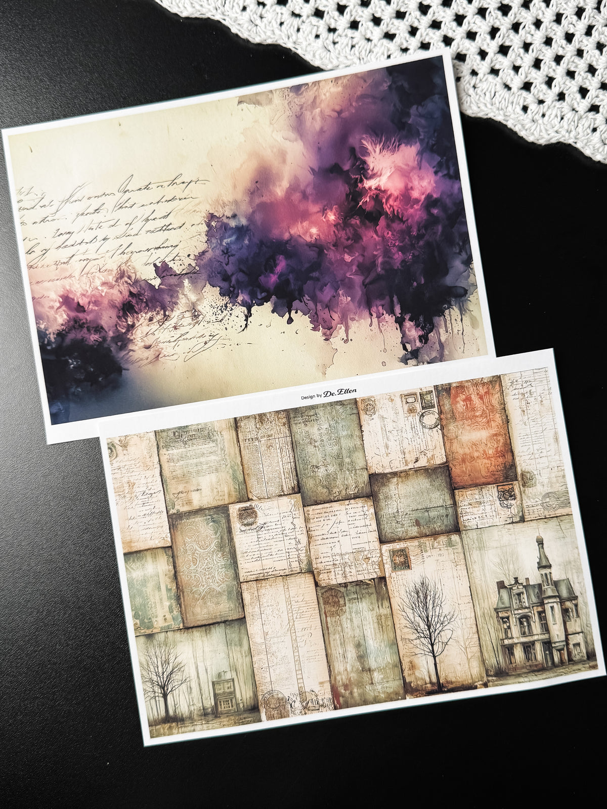 Set of Background Paper Sticker no.49 - ( Z1130 ~ Z1135 ) 각 1매