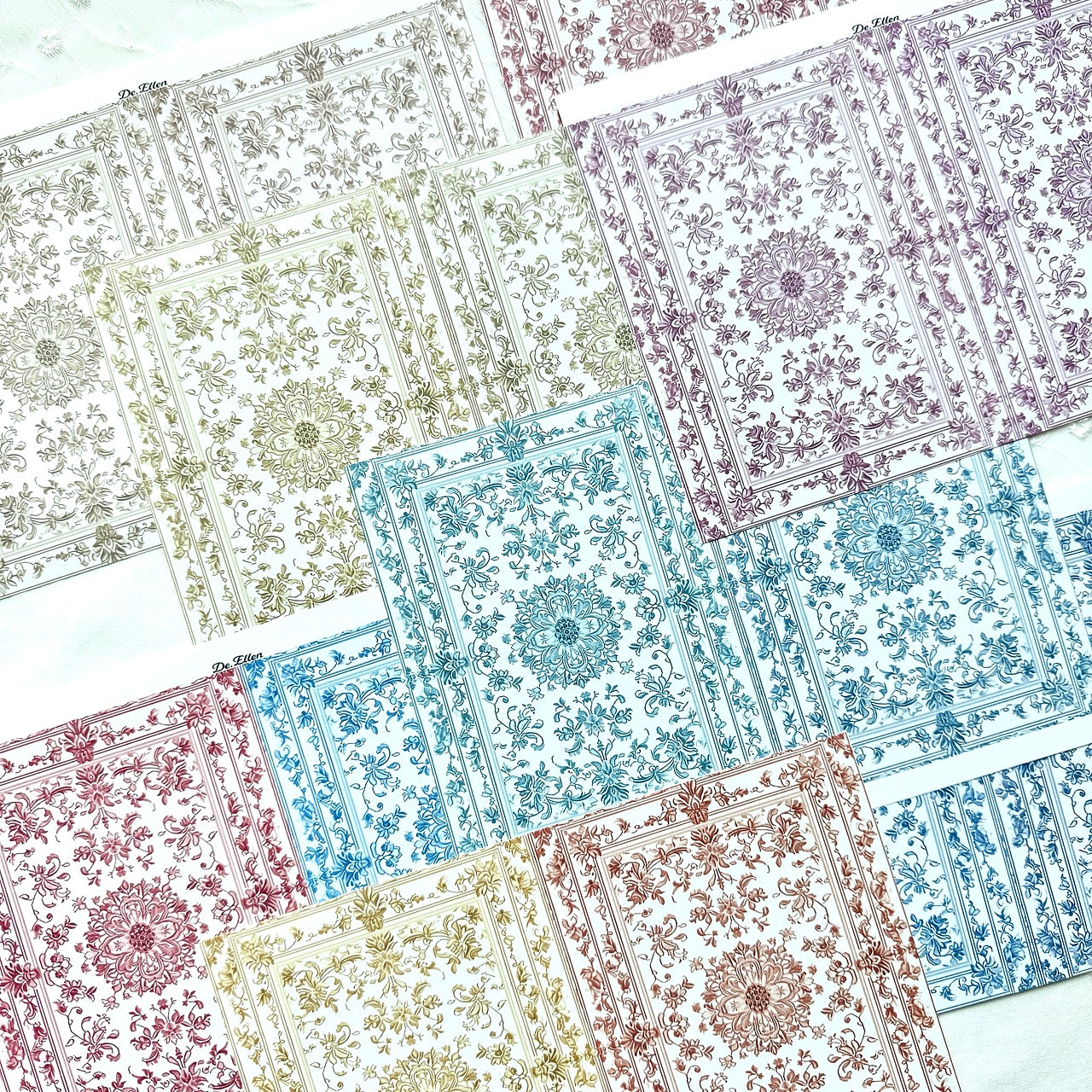 Z132 - Arabian carpet background paper sticker