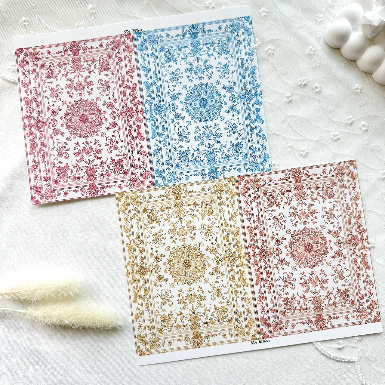 Z132 - Arabian carpet background paper sticker