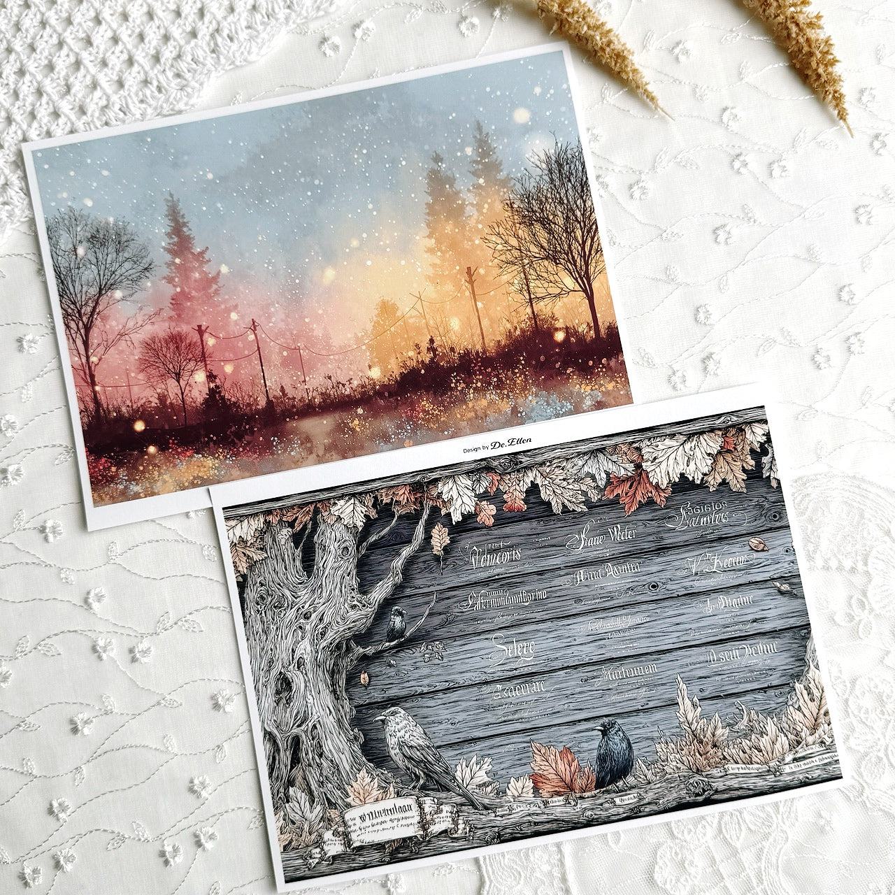 Set of Background Paper Sticker no.20 - ( Z902 ~ Z907 ) 각 1매