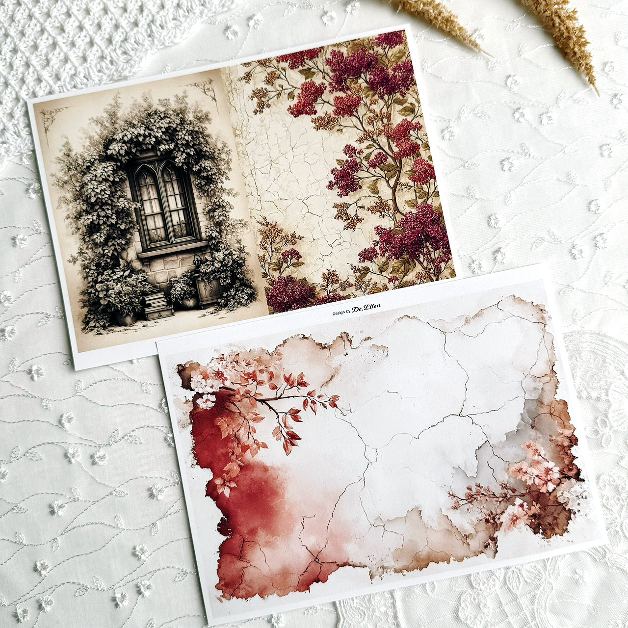 Set of Background Paper Sticker no.20 - ( Z902 ~ Z907 ) 각 1매