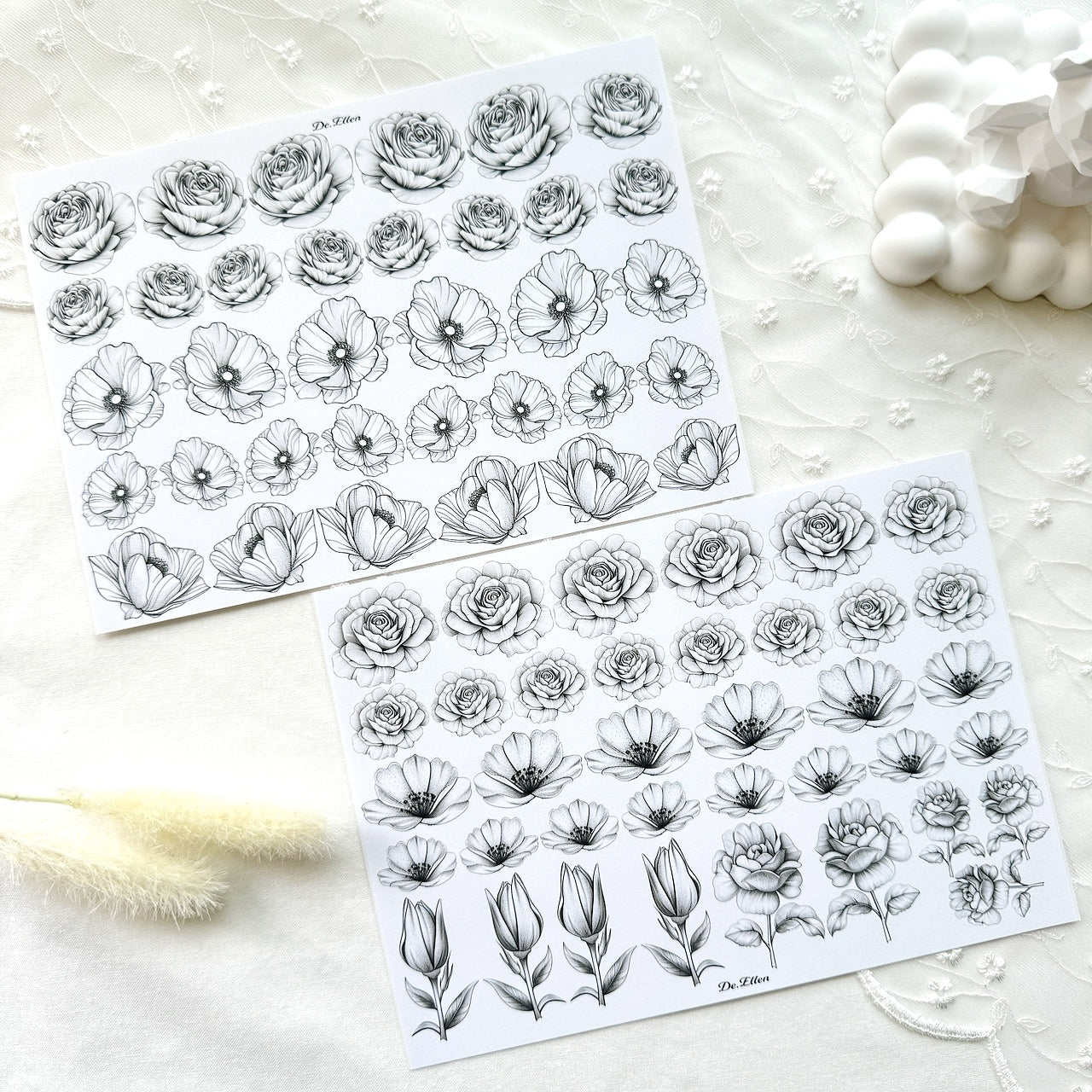 A219 - Flower Sticker