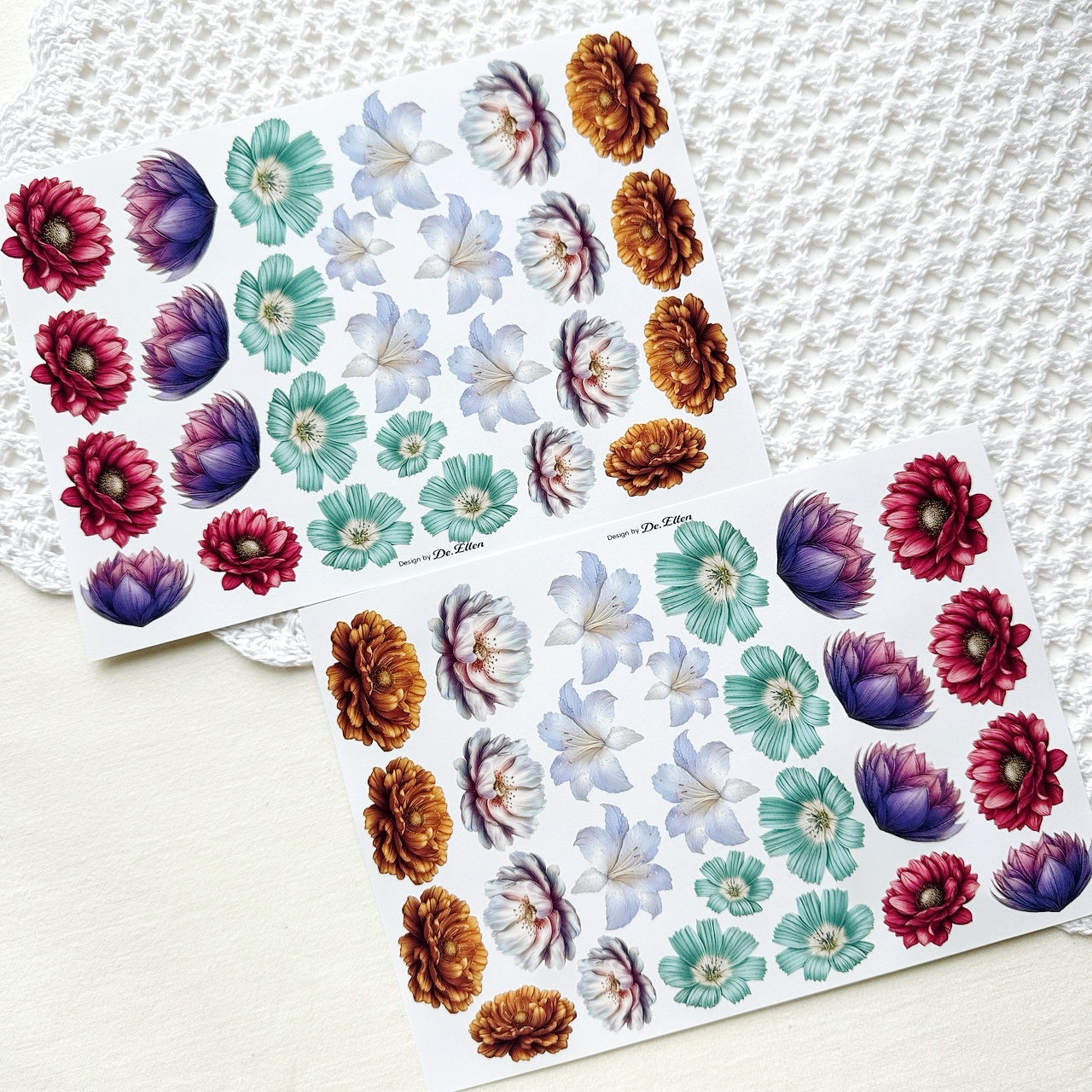 A588+A589+A590+A591+A592 - Leaf and Flowers